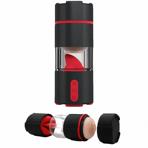 Pussy & Licking Masturbator | Clear View | USB | Slim Fit、mySite、bottomscart