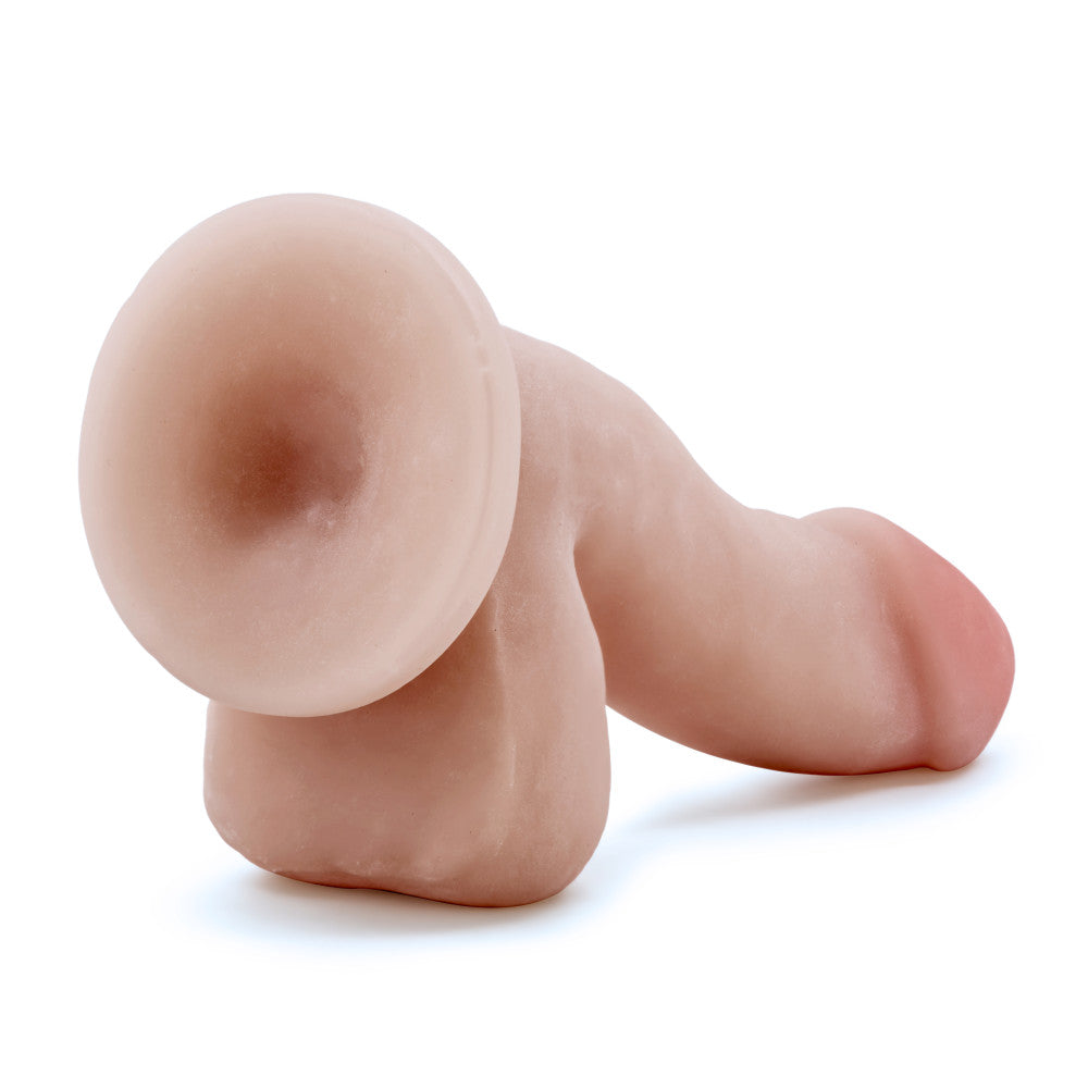 Au Naturel By Blush® | Realistic Beige 6.5-Inch Long Dildo With Balls & Suction Cup Base、mySite、bottomscart