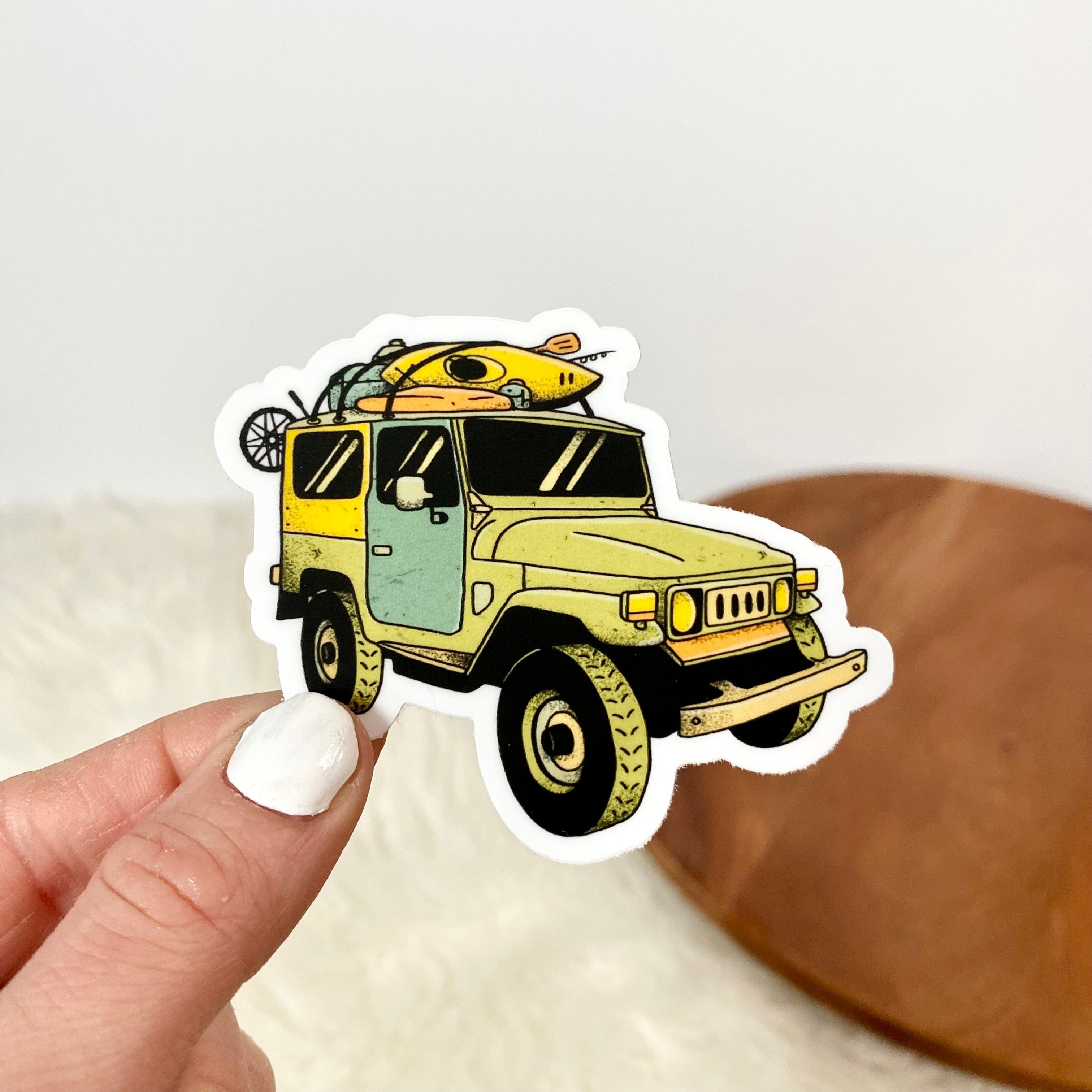  Camping Jeep Sticker、mySite、ghnorth