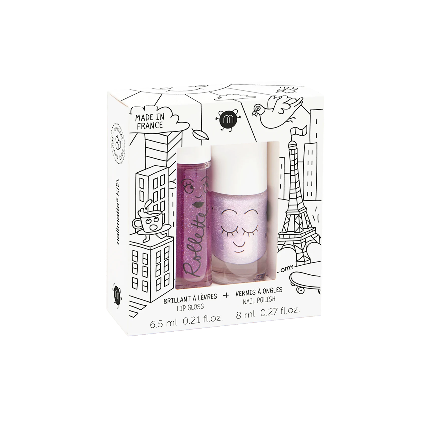 Nail Polish + Lip Gloss Set - Lovely City、mySite、g9winljtr