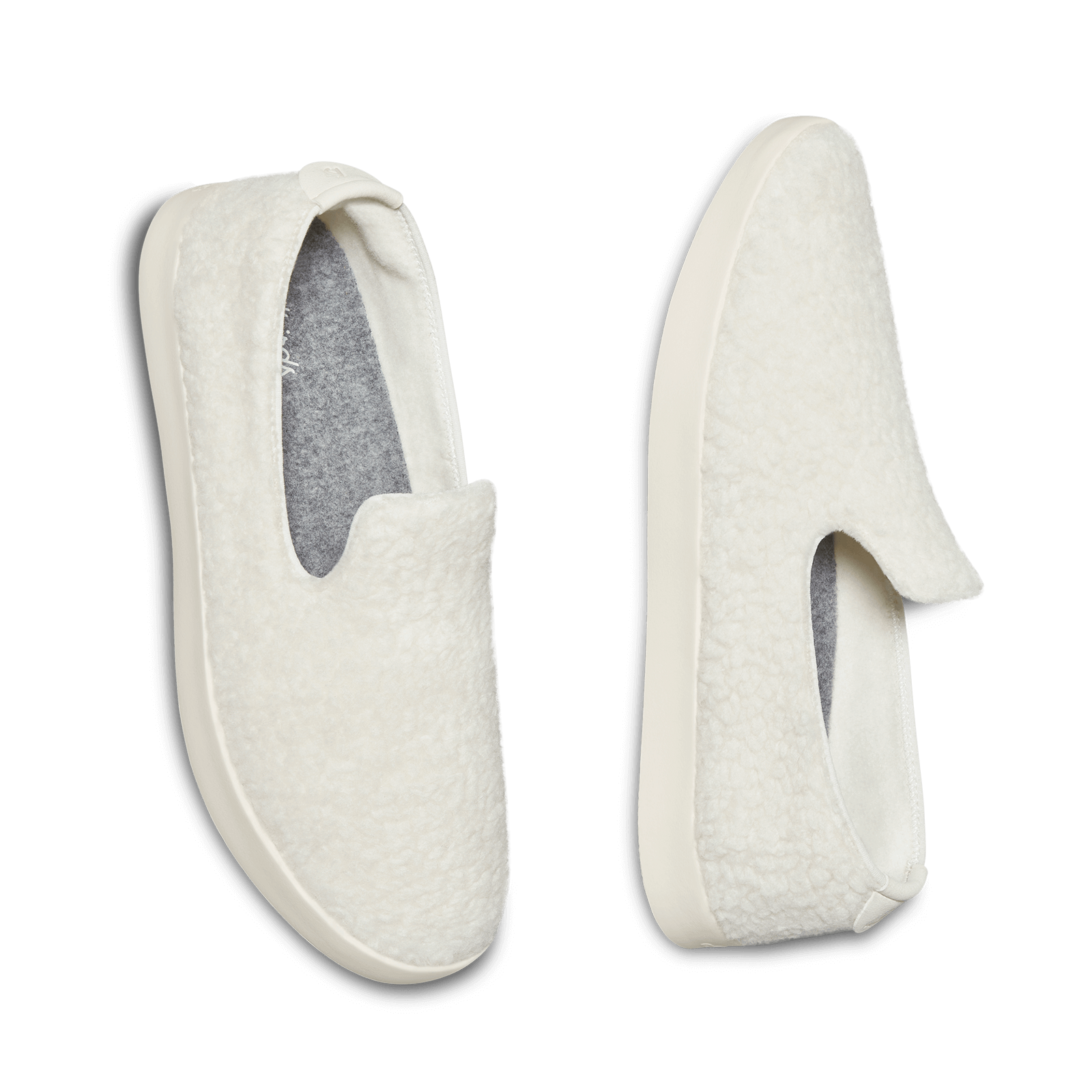  Men's Wool Lounger Fluffs - Natural White (Cream Sole)、mySite、preschool7hills