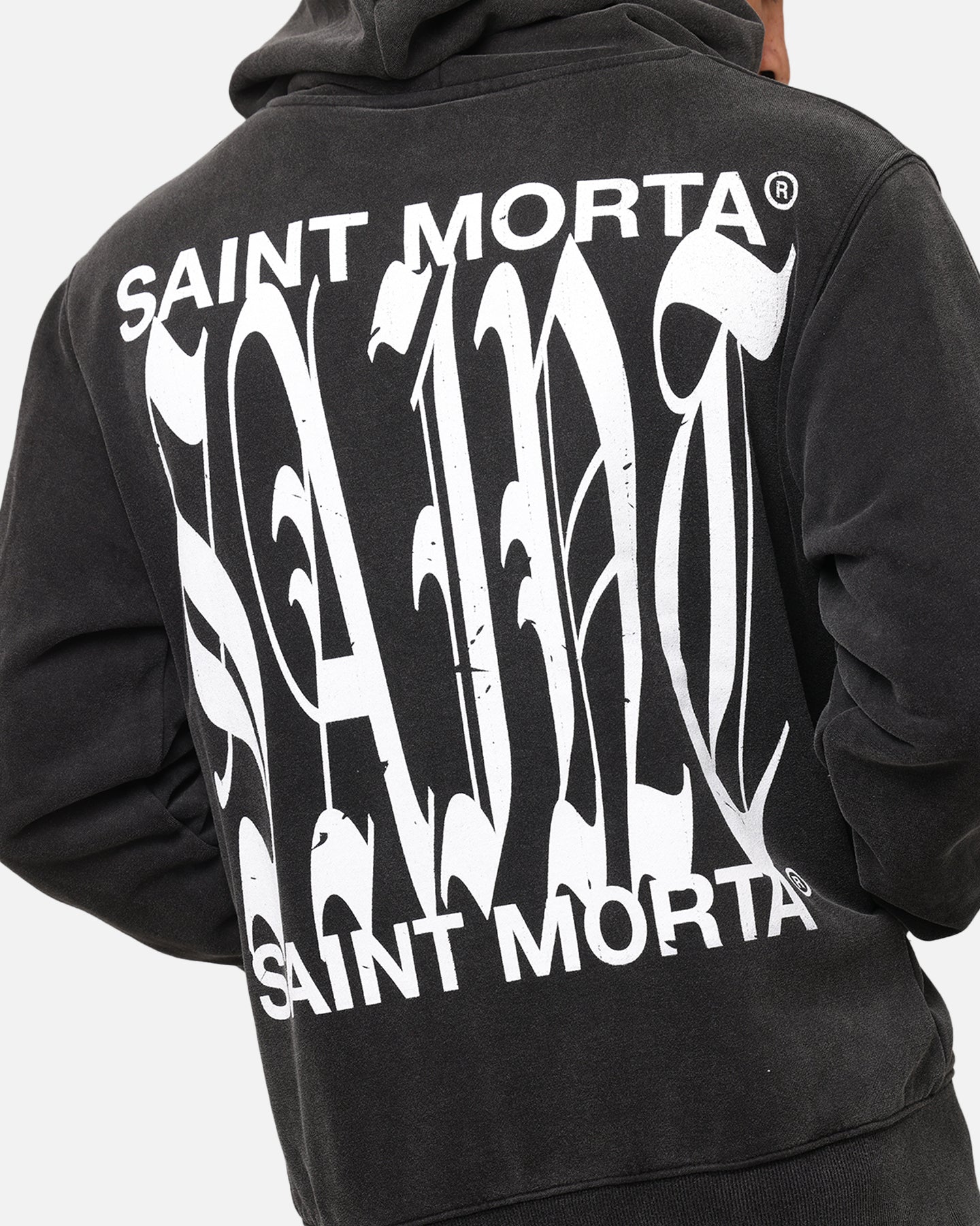 Saint Morta Ye Old Boxy Hoodie Vintage Black、mySite、zt4zffjzw