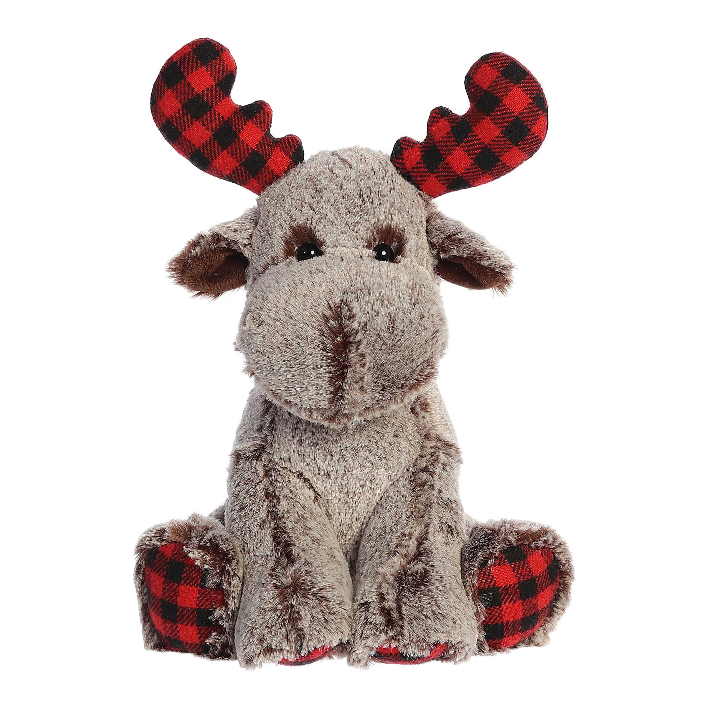 Aurora® - Holiday - 12 Buffalo Plaid Moose™、mySite、g9winljtr