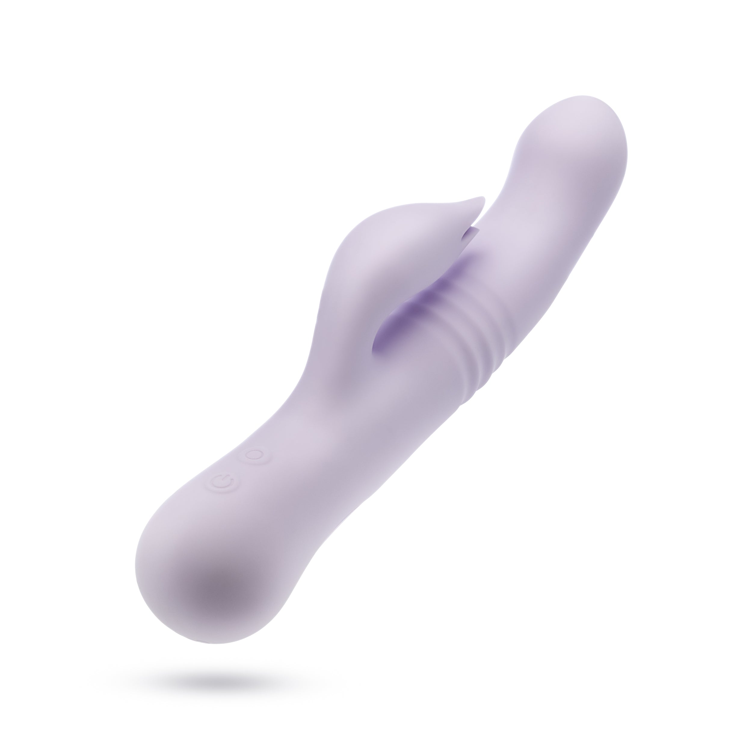 Blush | Rylee 9.25 Inch G Spot Clitoral Dual Stimulation Rabbit Vibrator In Lavender - 10 Thrusting Vibrations - Soft Silicone、mySite、bottomscart