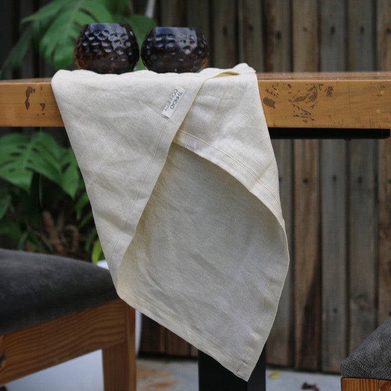 Pure Linen Table Napkins | Set of 6 | Beige、mySite、camillekostekn