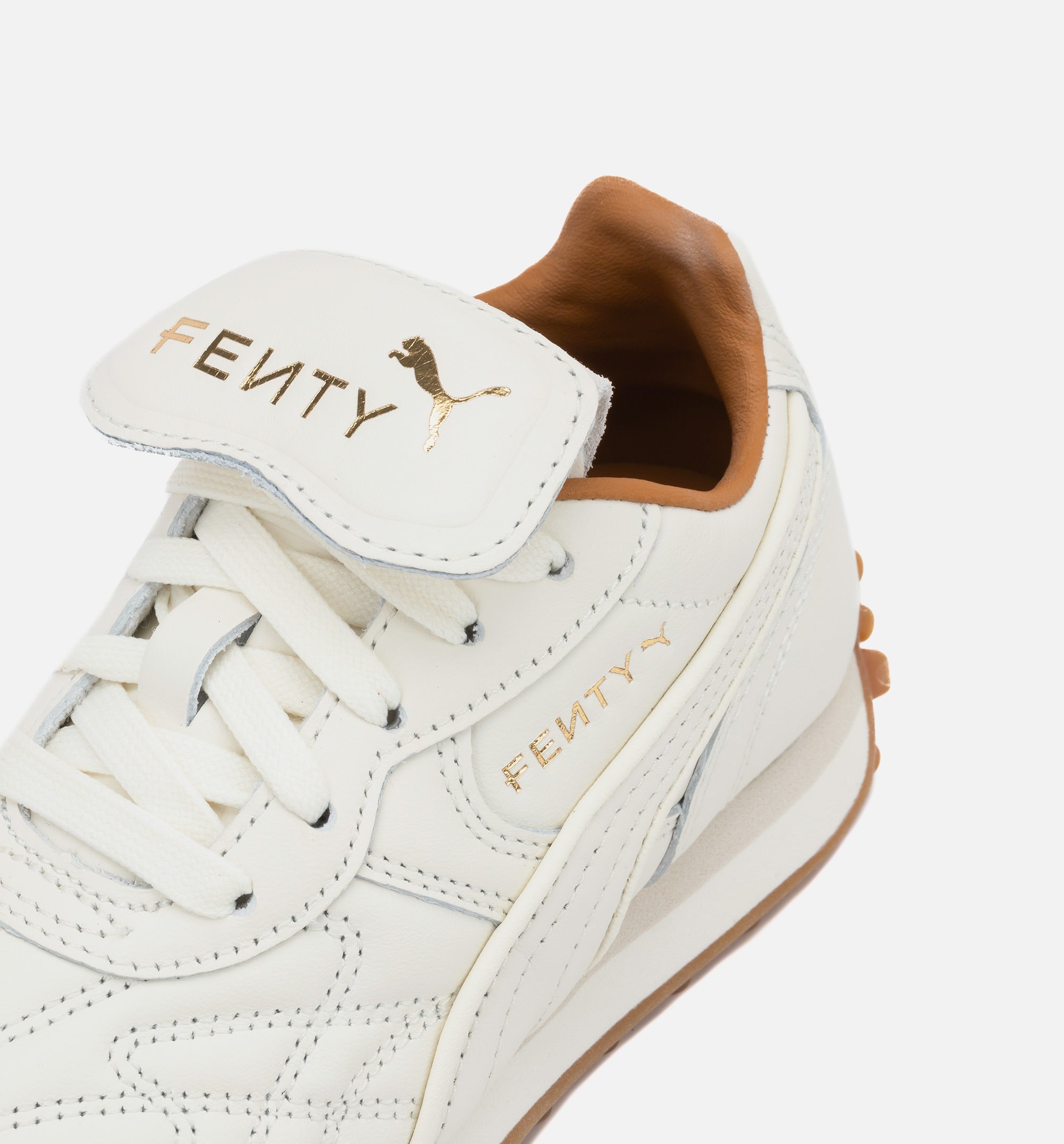 Fenty Avanti Warm White Preschool Lifestyle Shoe - Warm White/Tan、mySite、dreamappss