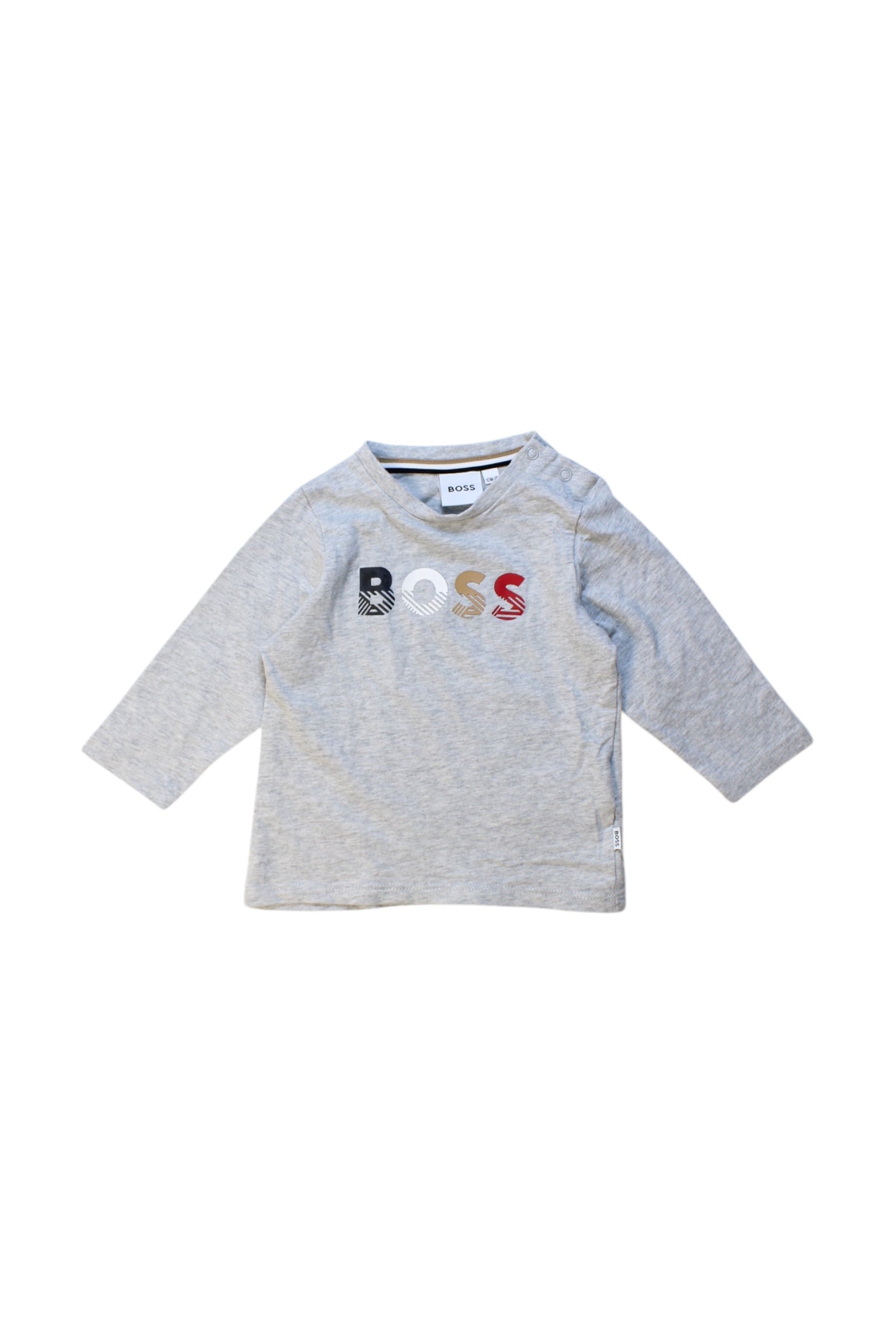 Boss Long Sleeve Logo T-Shirt 6-12M、mySite、g9winljtr