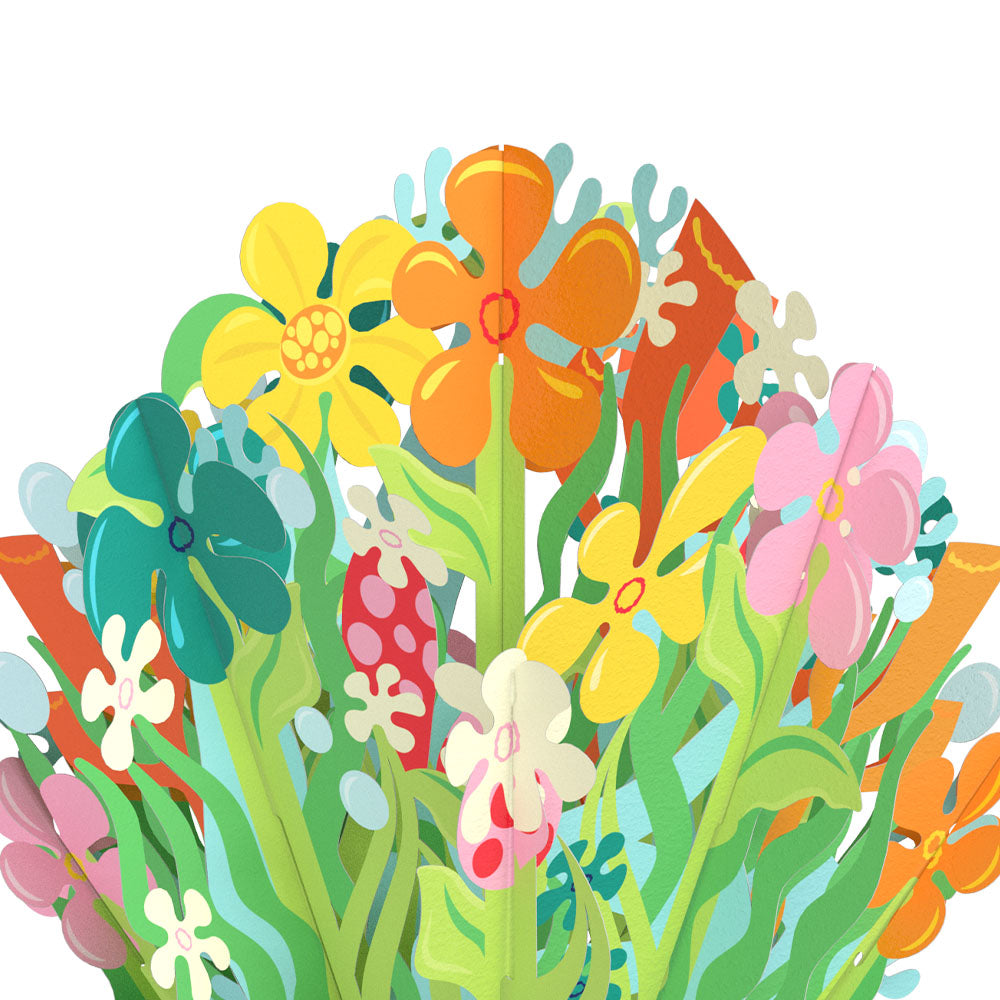 SpongeBob SquarePants Birthday Pop-Up Card & Flower Buds Bouquet Bundle、mySite、solidvoid