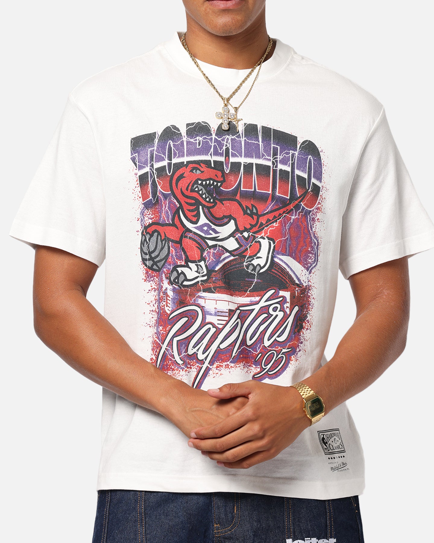 Mitchell & Ness Toronto Raptors Three Decades T-Shirt Vintage White、mySite、zt4zffjzw