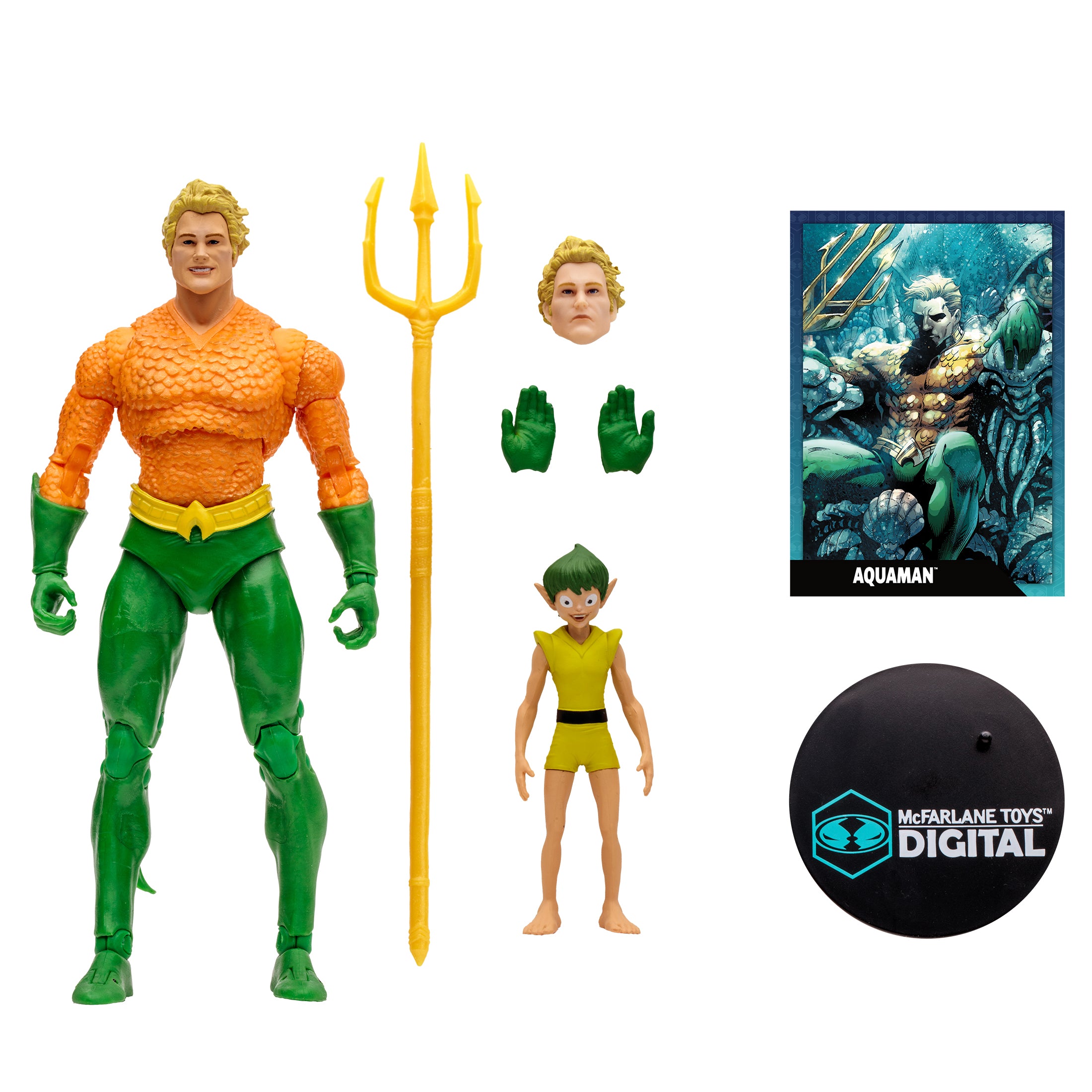 DC Direct Aquaman (DC Classic) with McFarlane Toys Digital Collectible、mySite、hgirdovlk