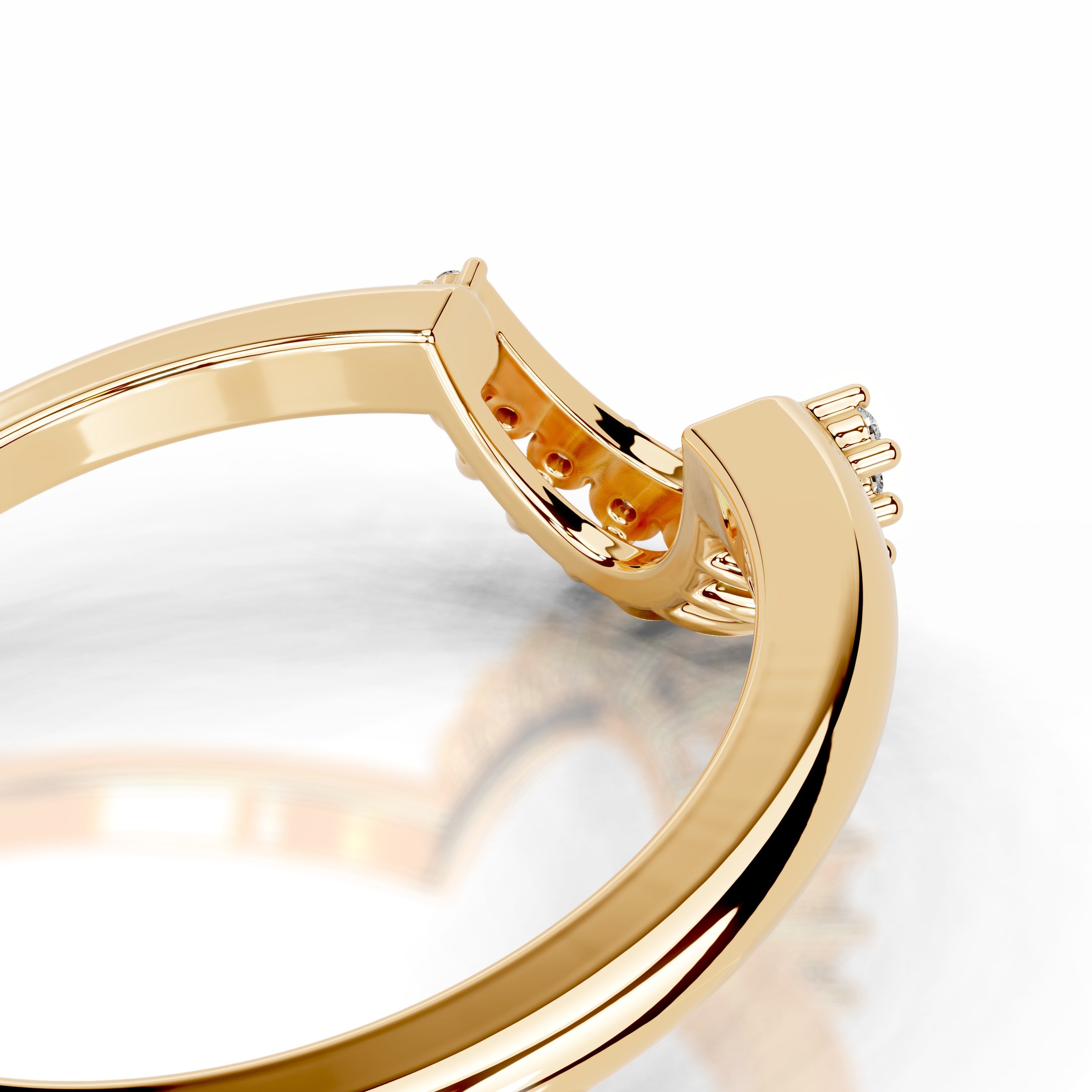 Tobi Lab Grown Diamond Wedding band - 18K Yellow Gold、mySite、hinf8tx79