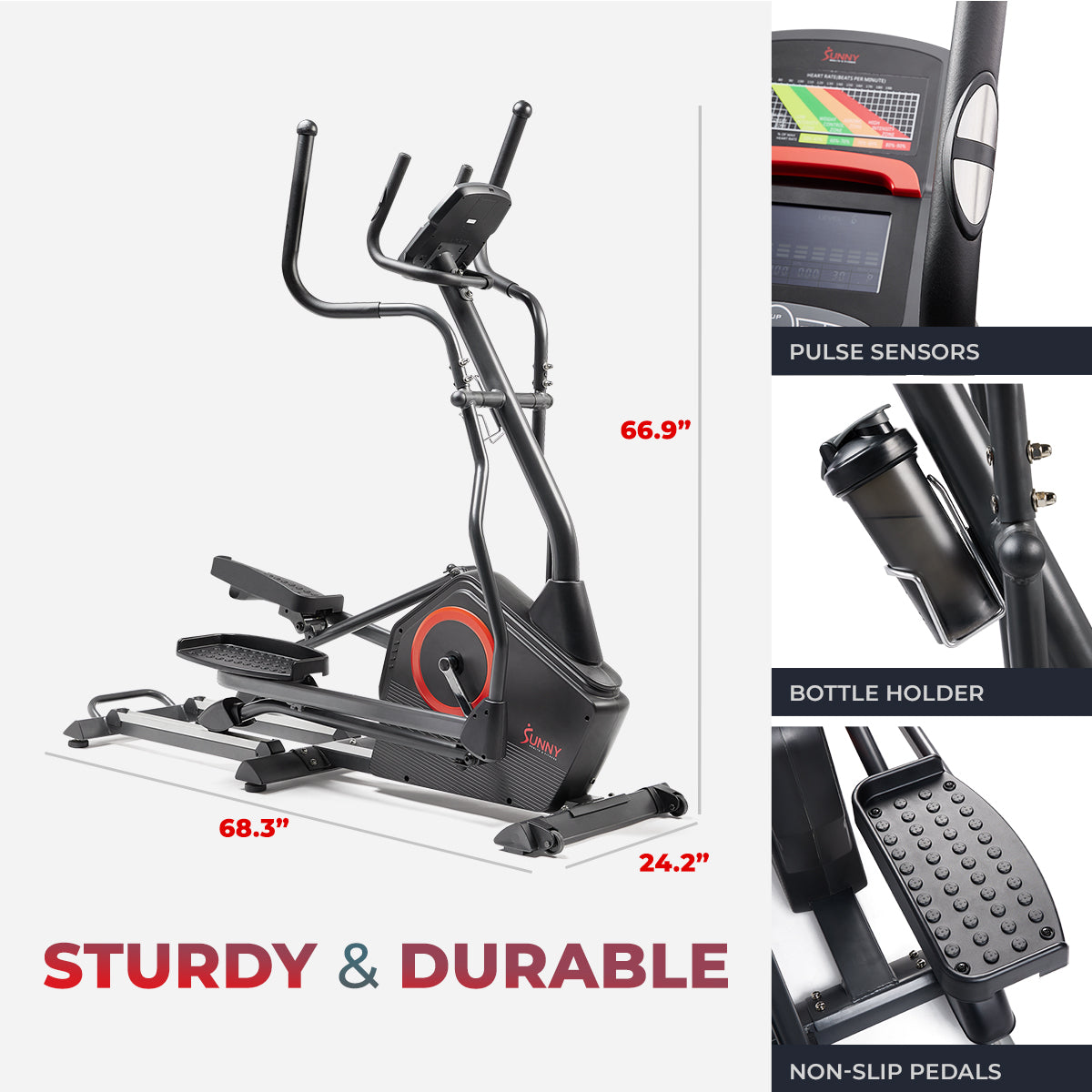  Smart Premium Extra Long Stride Length Programmable Electro-Magnetic Elliptical、mySite、ghnorth