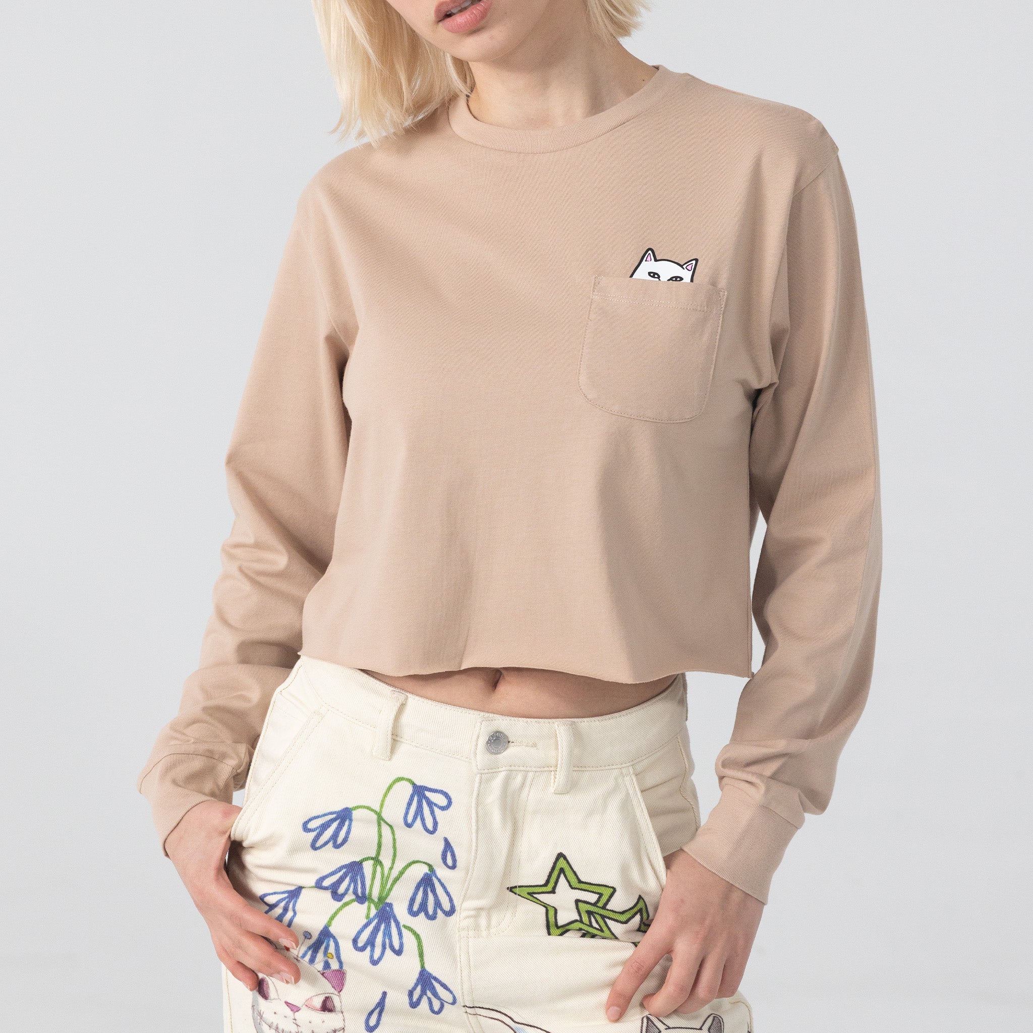  Lord Nermal Cropped Long Sleeve (Almond)、mySite、merchandisen