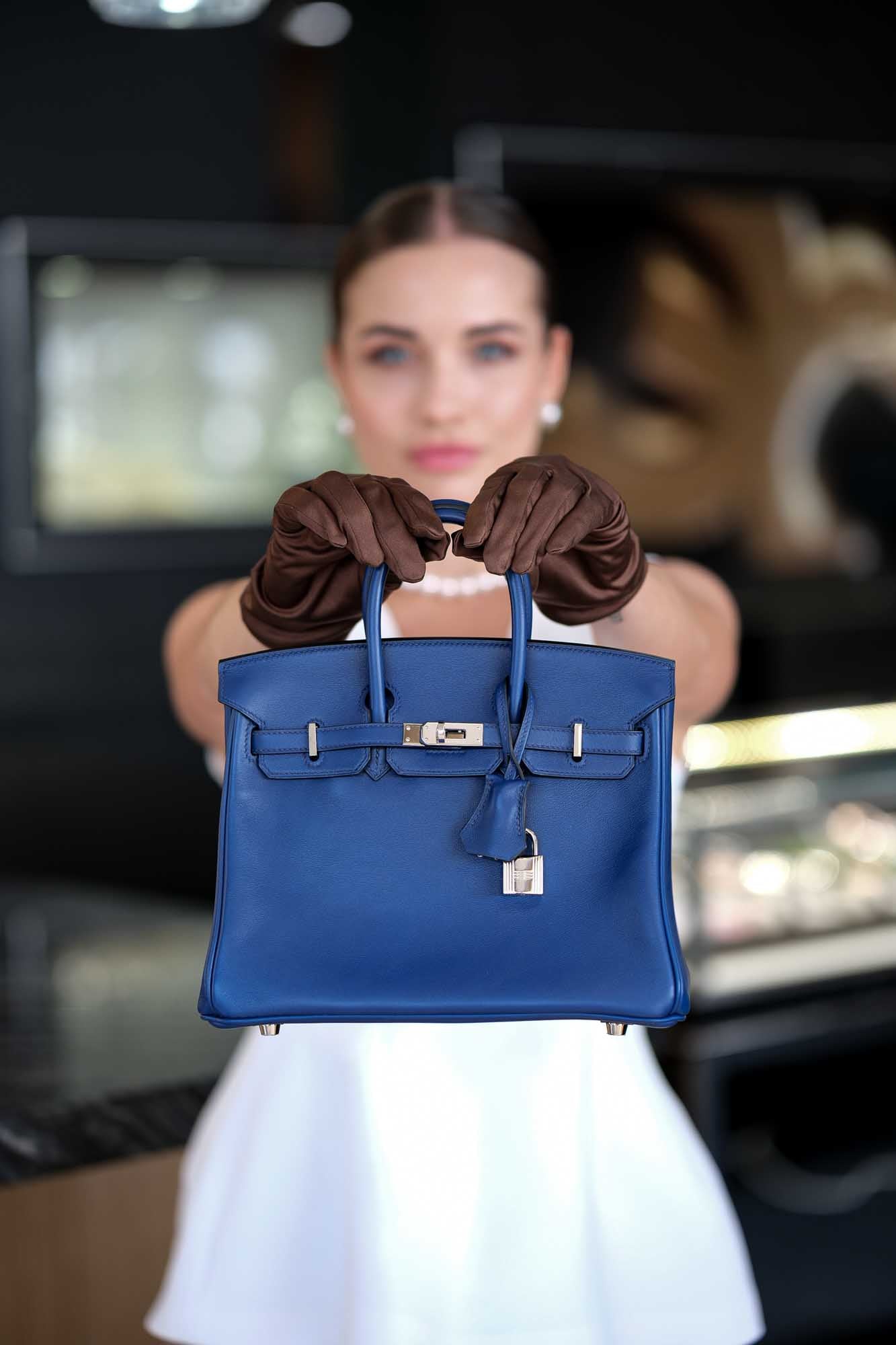 Hermès Birkin 25 Bleu Saphir Swift Palladium Hardware、mySite、garminoutage.com