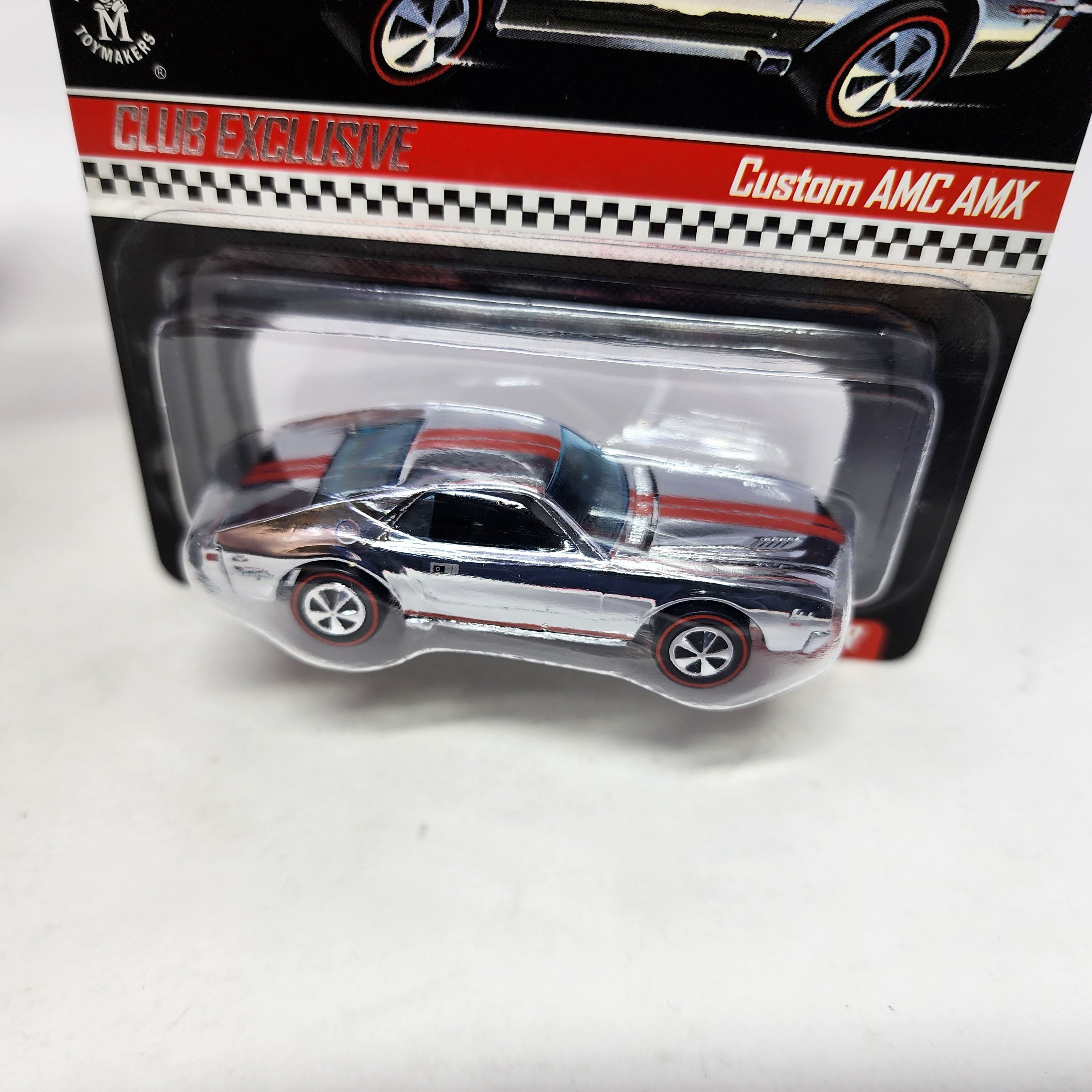 Custom AMC AMX CHROME * Hot Wheels Red Line Club RLC Exclusive、mySite、hgirdovlk