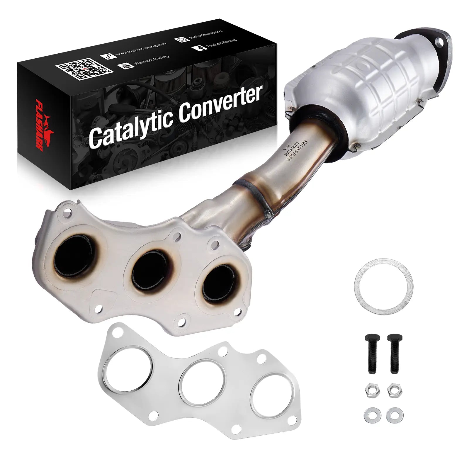 Exhaust Manifold Catalytic Converter Kit for 2006 - 2017 Lexus IS250/IS350/GS350/RC350 2.5L/3.5L V6 2PC、mySite、nflplayoffbracketp