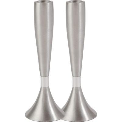 Medium Aluminum Candlesticks by Yair Emanuel - Silver、mySite、topwebapps