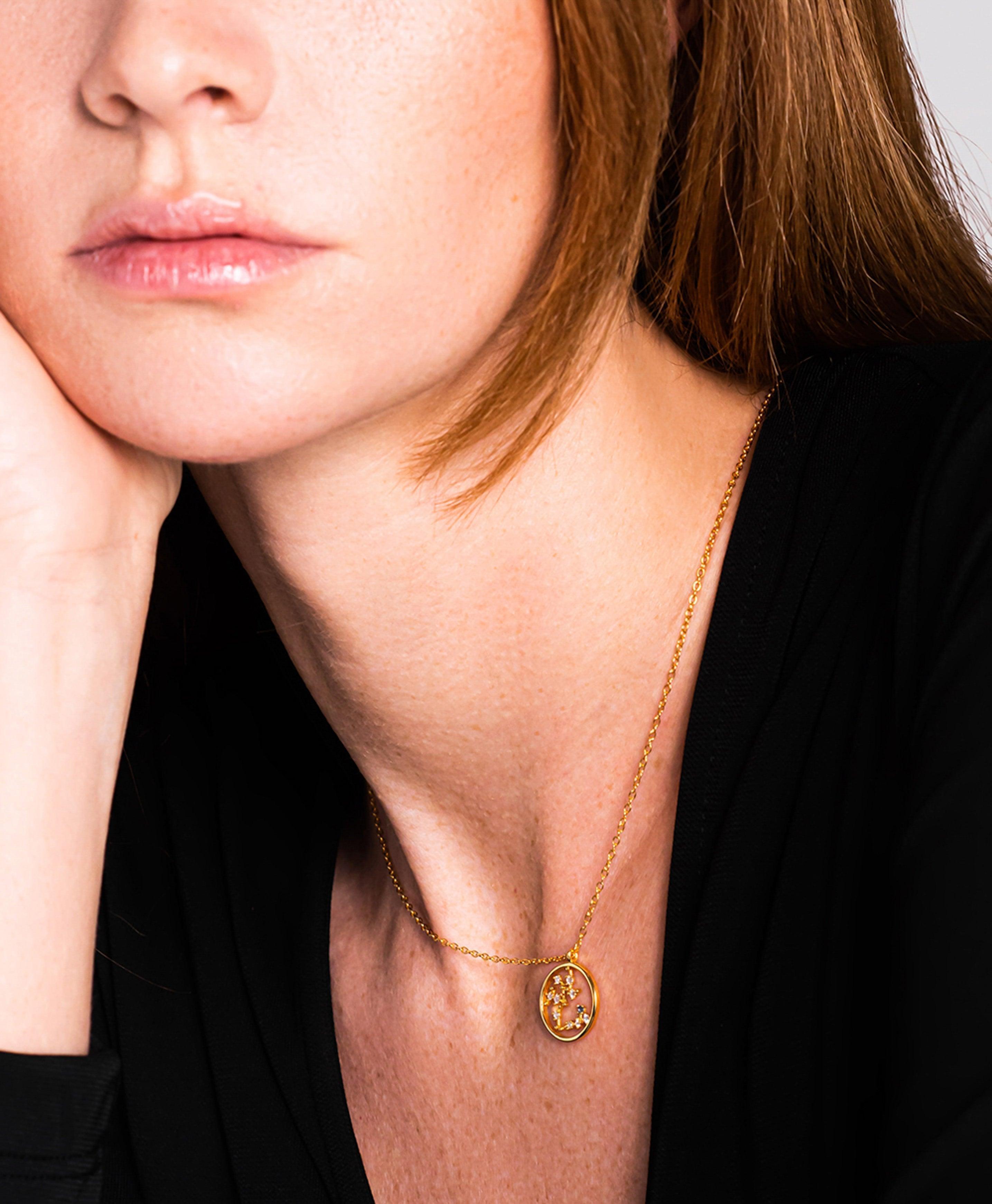  Zodiac Necklace Sagittarius 18ct Gold Plated