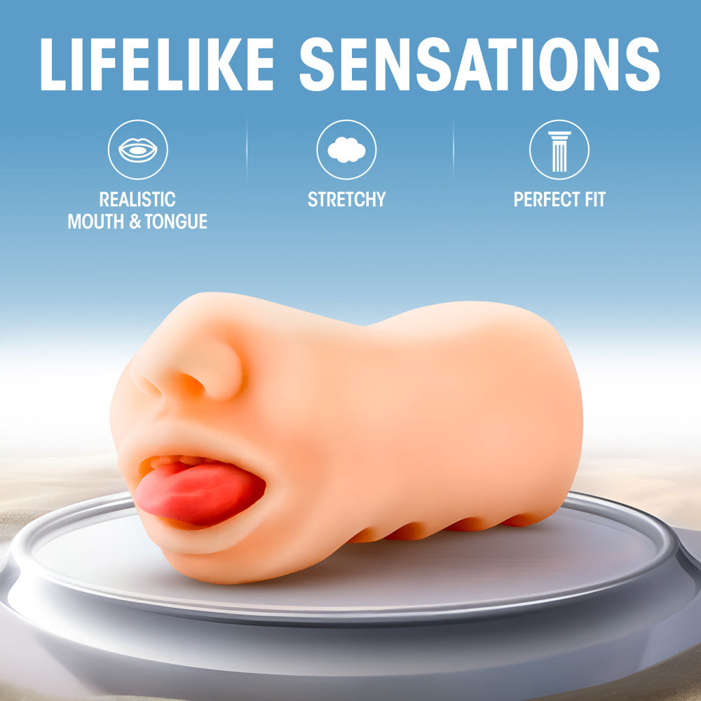 X5 Men By Blush® | Oral Anne Vanilla Masturbator / Stroker、mySite、bottomscart