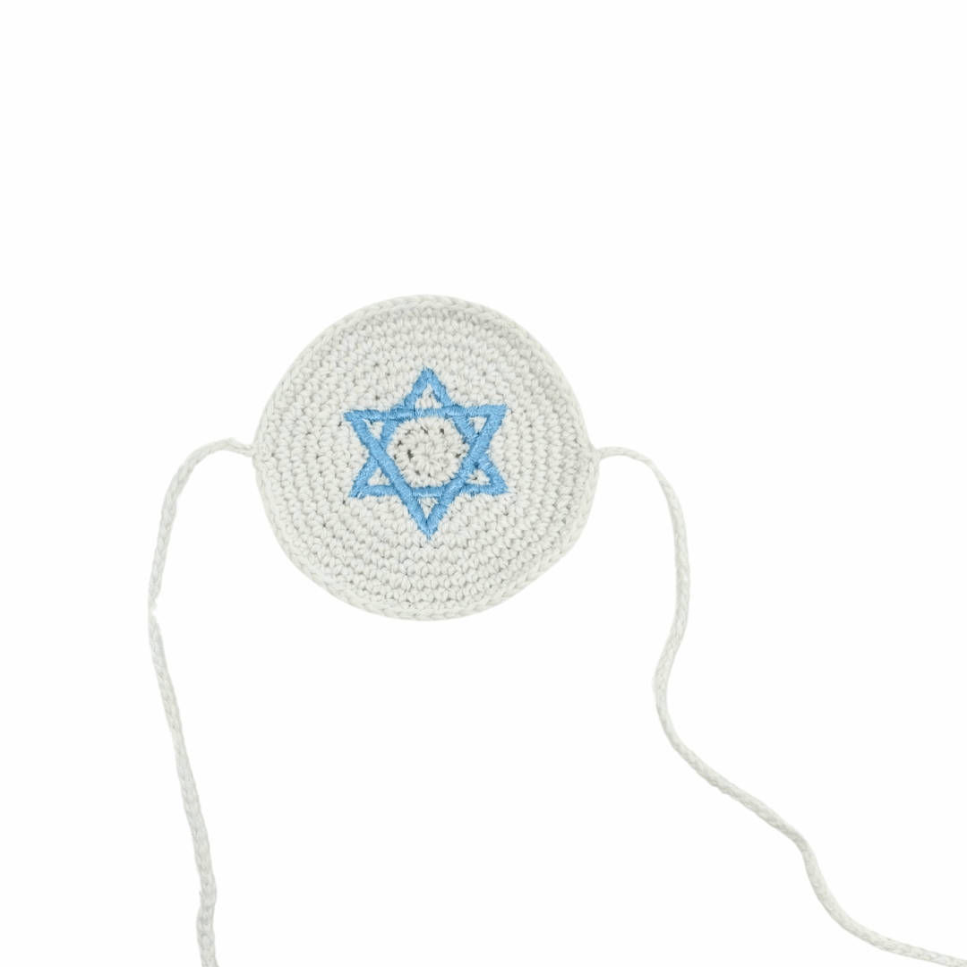  Light Blue Star Baby Kippah、mySite、elrpsem3k