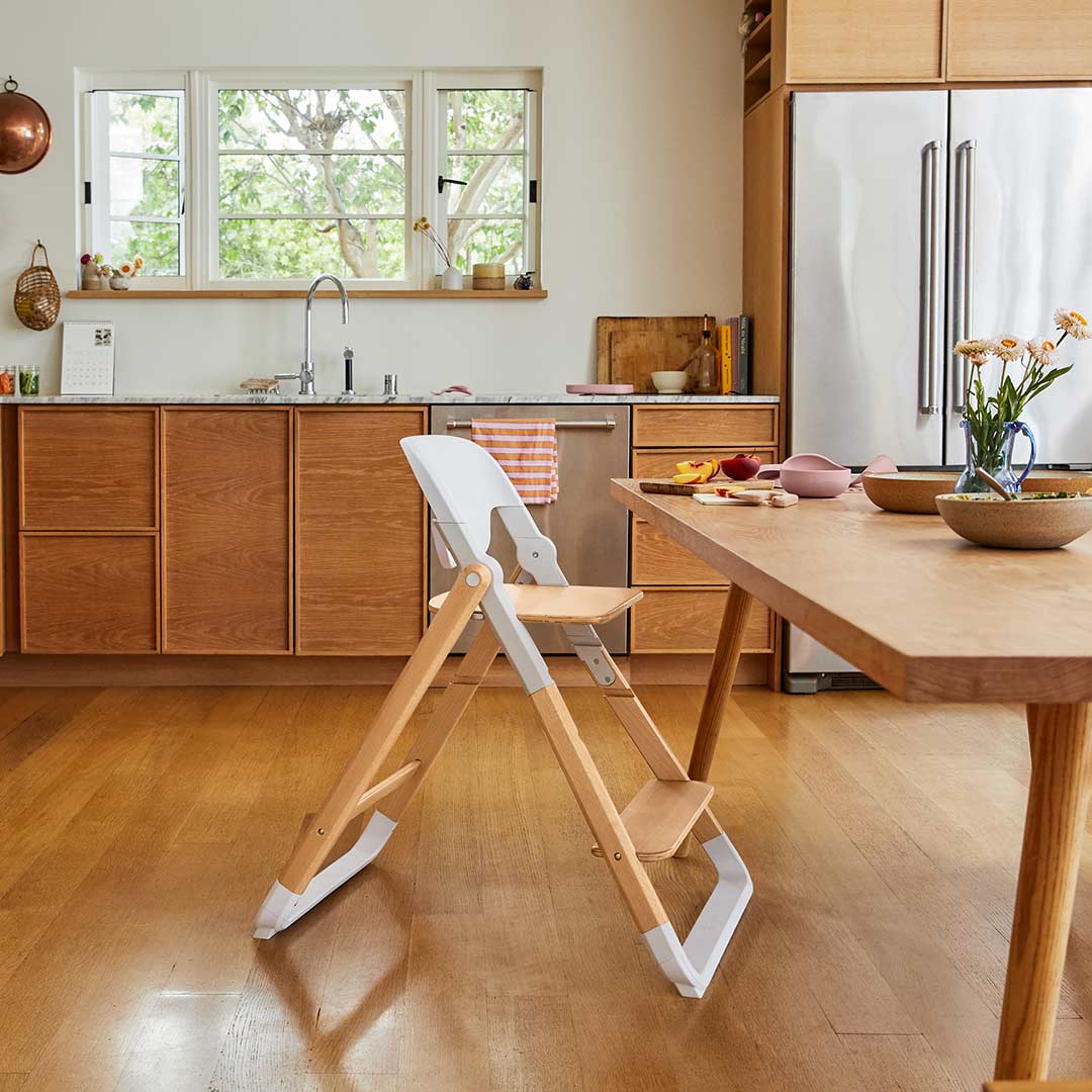  Ergobaby Evolve High Chair - Natural / White - Natural Wood、mySite、merchandisen