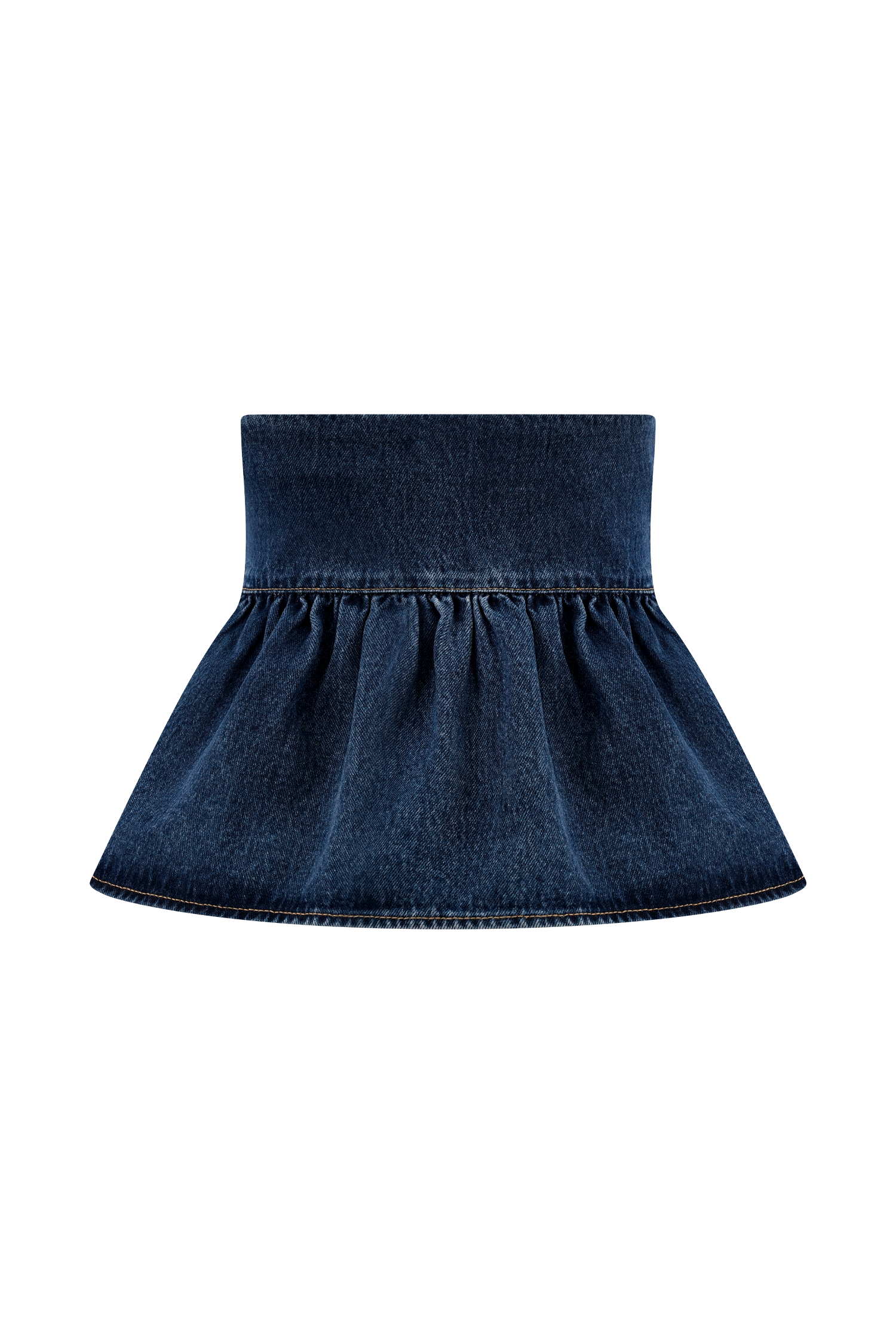 Pauline Strapless Denim Top - 90'S Blue、mySite、solidvoid