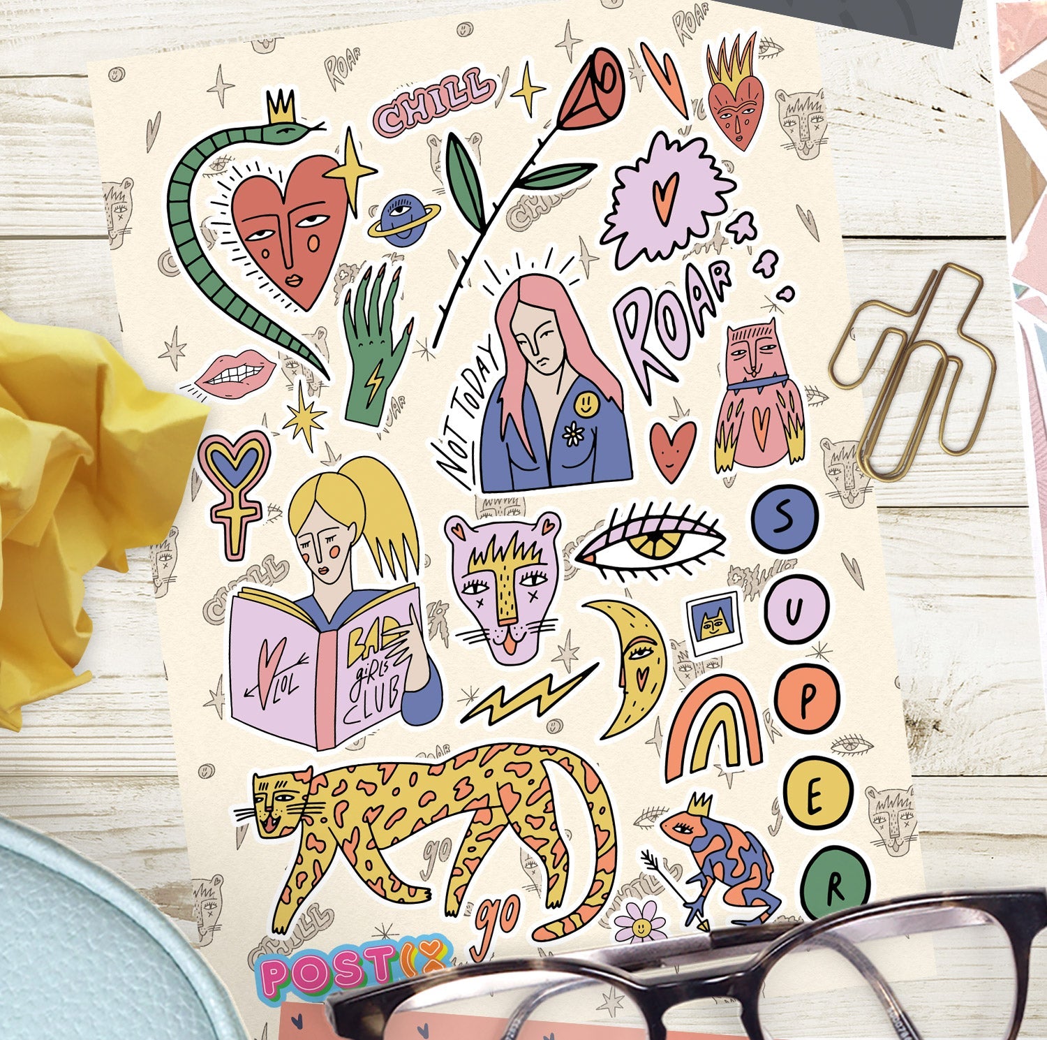  Bad Girls Club Sticker Sheet、mySite、ghnorth