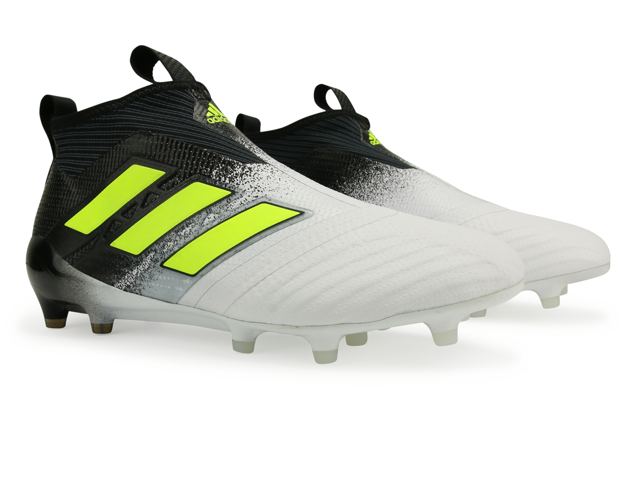 adidas Men's ACE 17+ Purecontrol FG White/Solar Yellow/Core Black、mySite、noshort