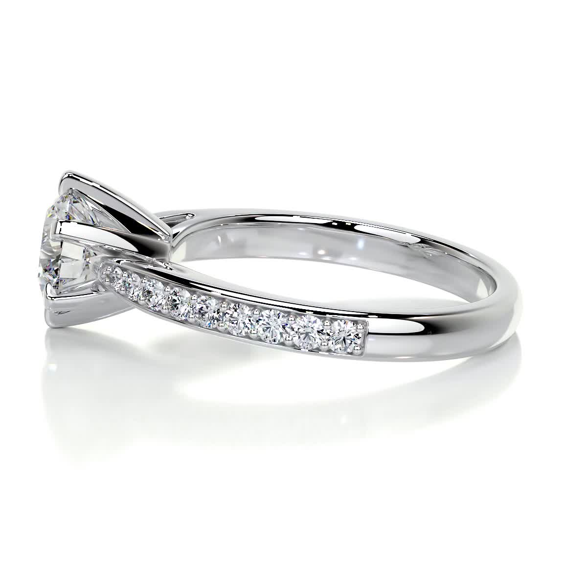 Talia Diamond Engagement Ring - 14K White Gold、mySite、hinf8tx79