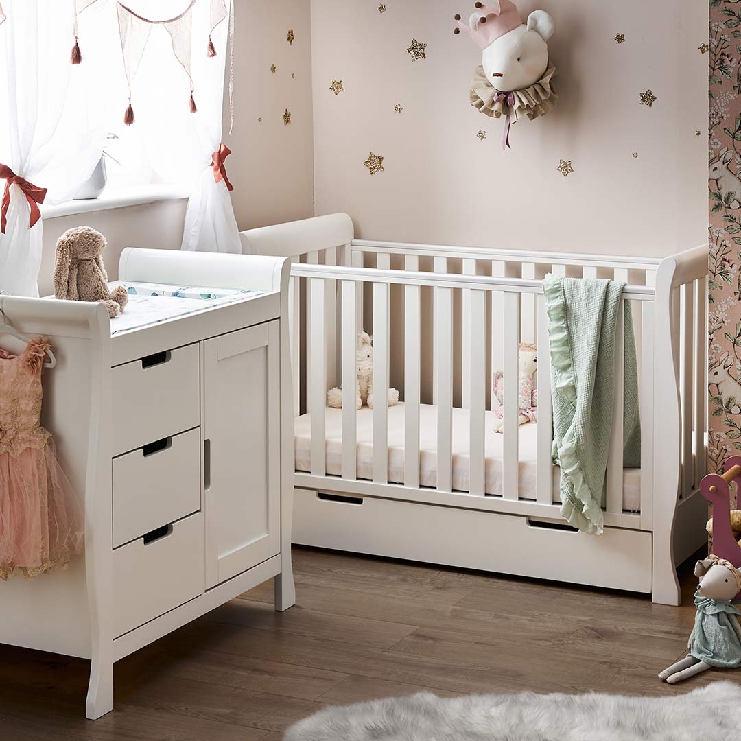  Obaby Stamford Mini 2 Piece Room Set - White、mySite、merchandisen
