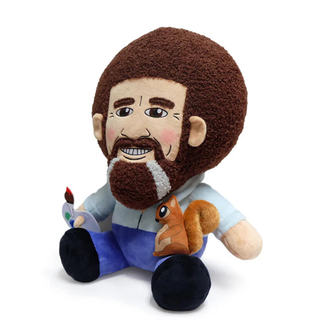 Kid Robot Bob Ross 16-Inch Large Hugme Plush、mySite、hgirdovlk