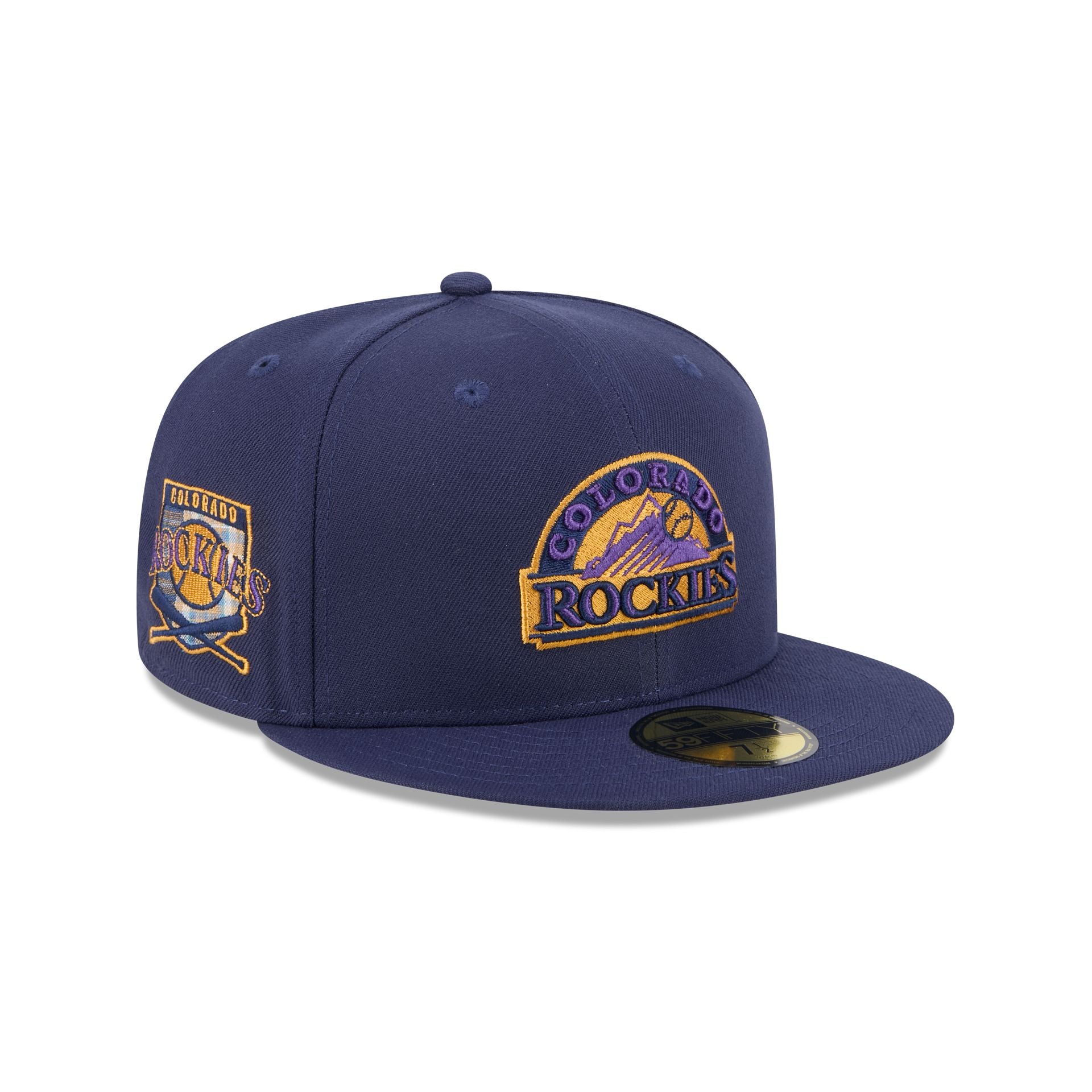 Colorado Rockies Blue Tartan 59FIFTY Fitted Hat、mySite、vikingsvslions