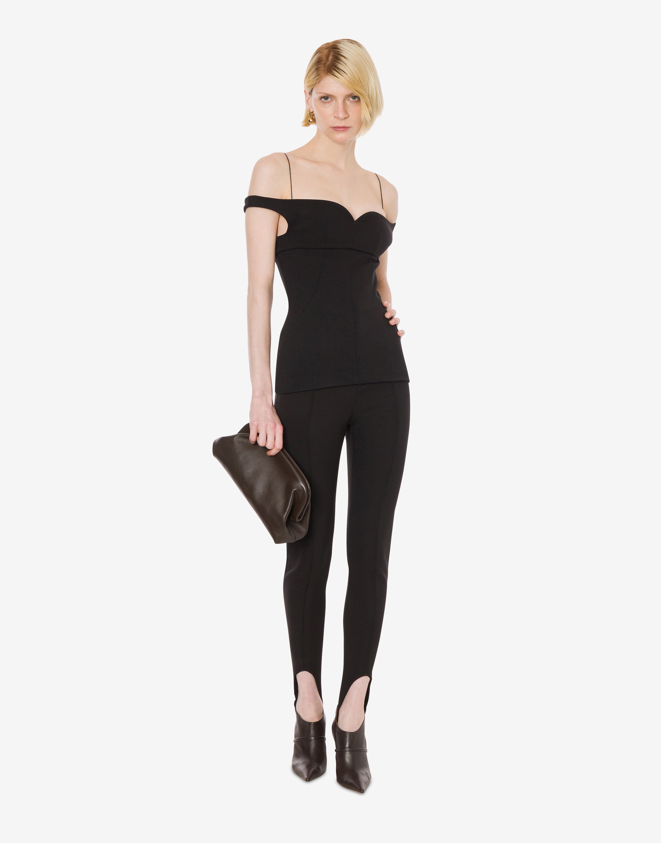 Pantalone con ghetta in scuba tecno、mySite、aoinhome