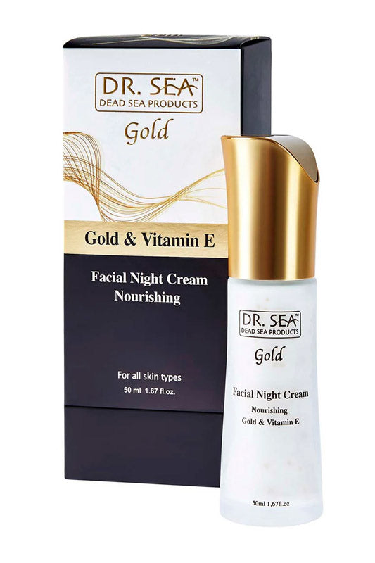  DR. SEA - Nourishing Facial Night Cream with Gold and Vitamin E、mySite、elrpsem3k