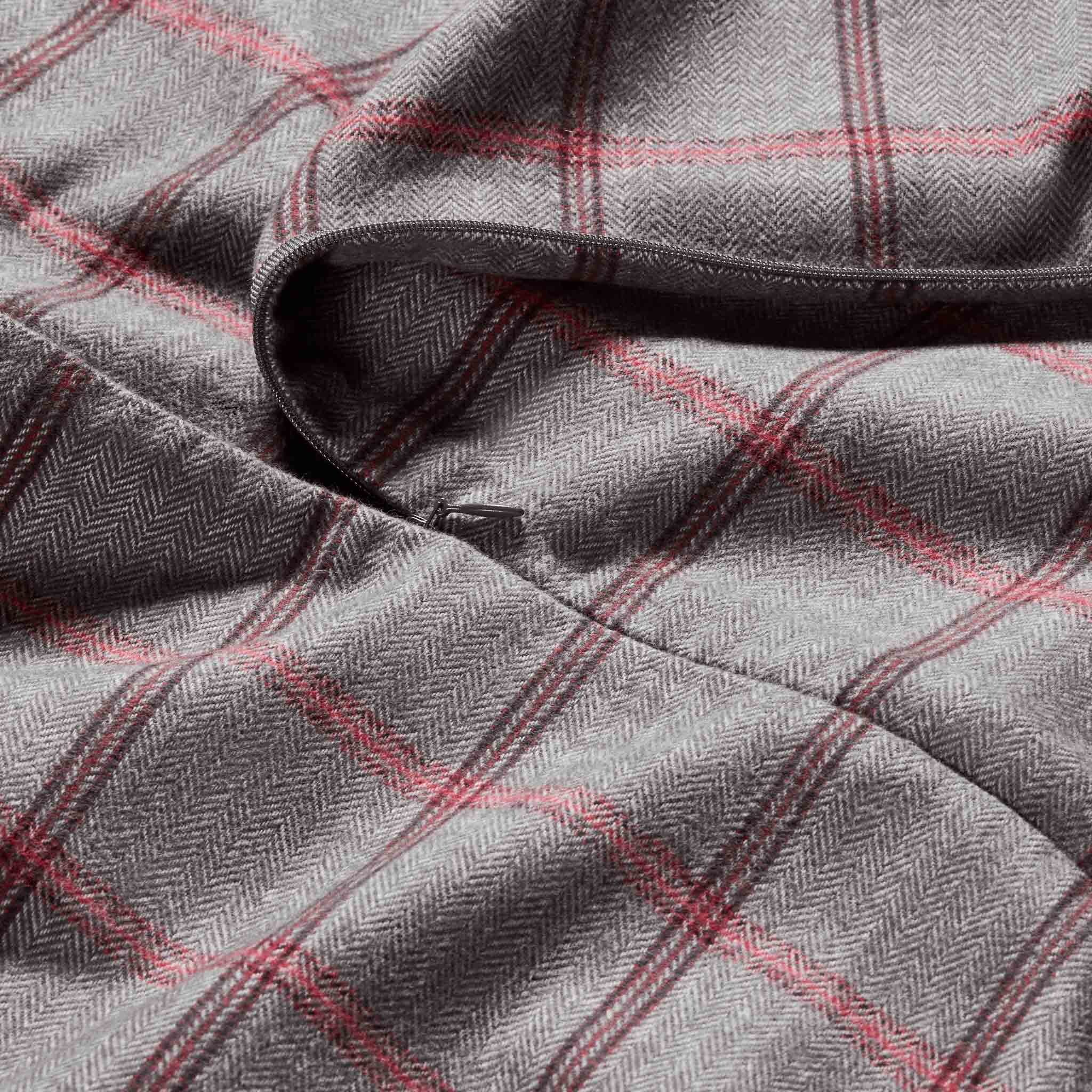 Herringbone Plaid Flannel Duvet Cover - Last Call、mySite、sugarbowlscore