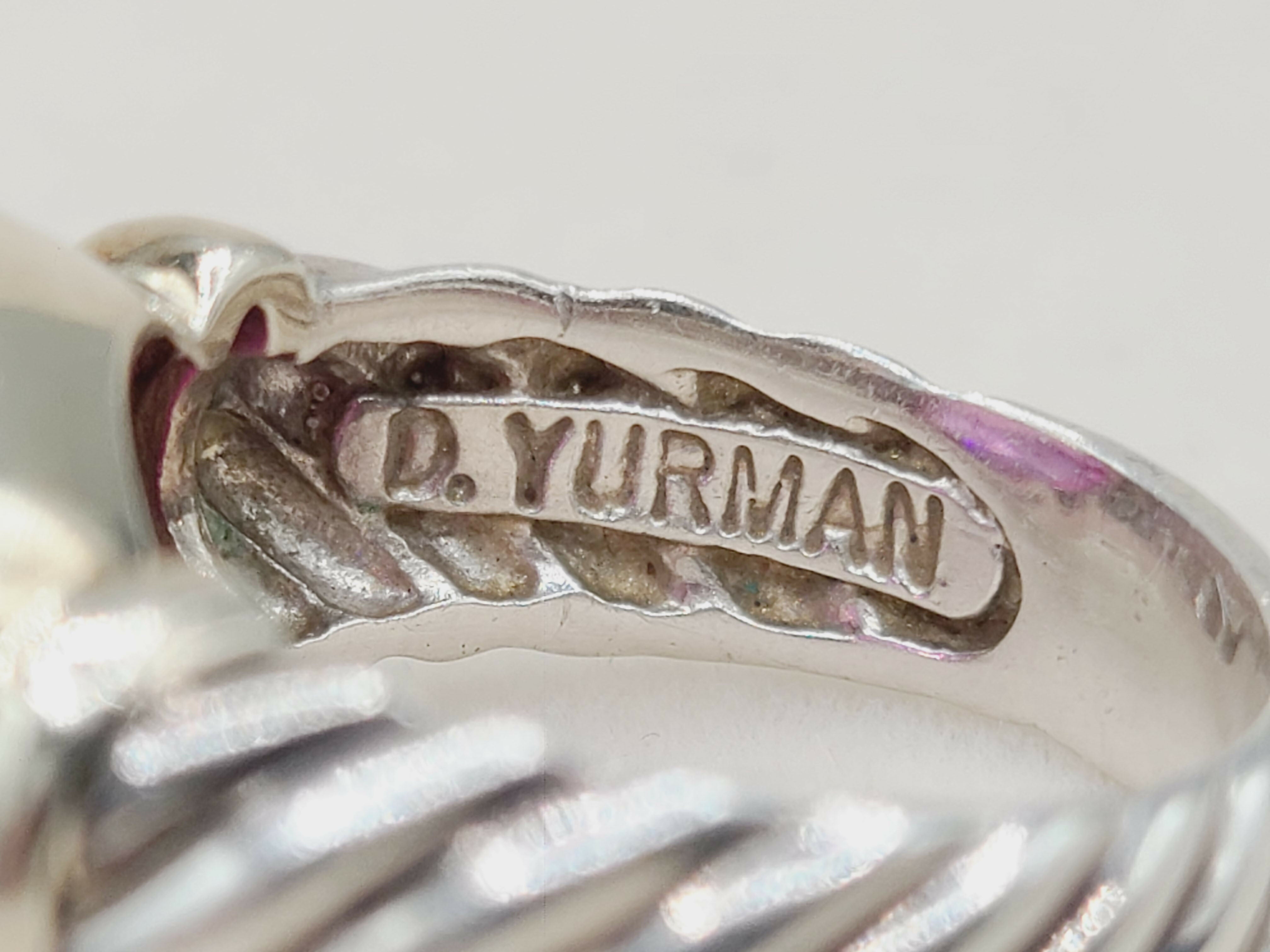 David Yurman Noblesse Ring Pink Tourmaline Silver & 14K Gold、mySite、hinf8tx79