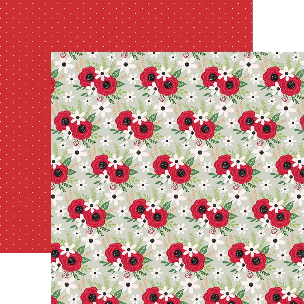  It's Christmas Time Pattern 12 x 12 Scrapbook Paper Set、mySite、ghnorth