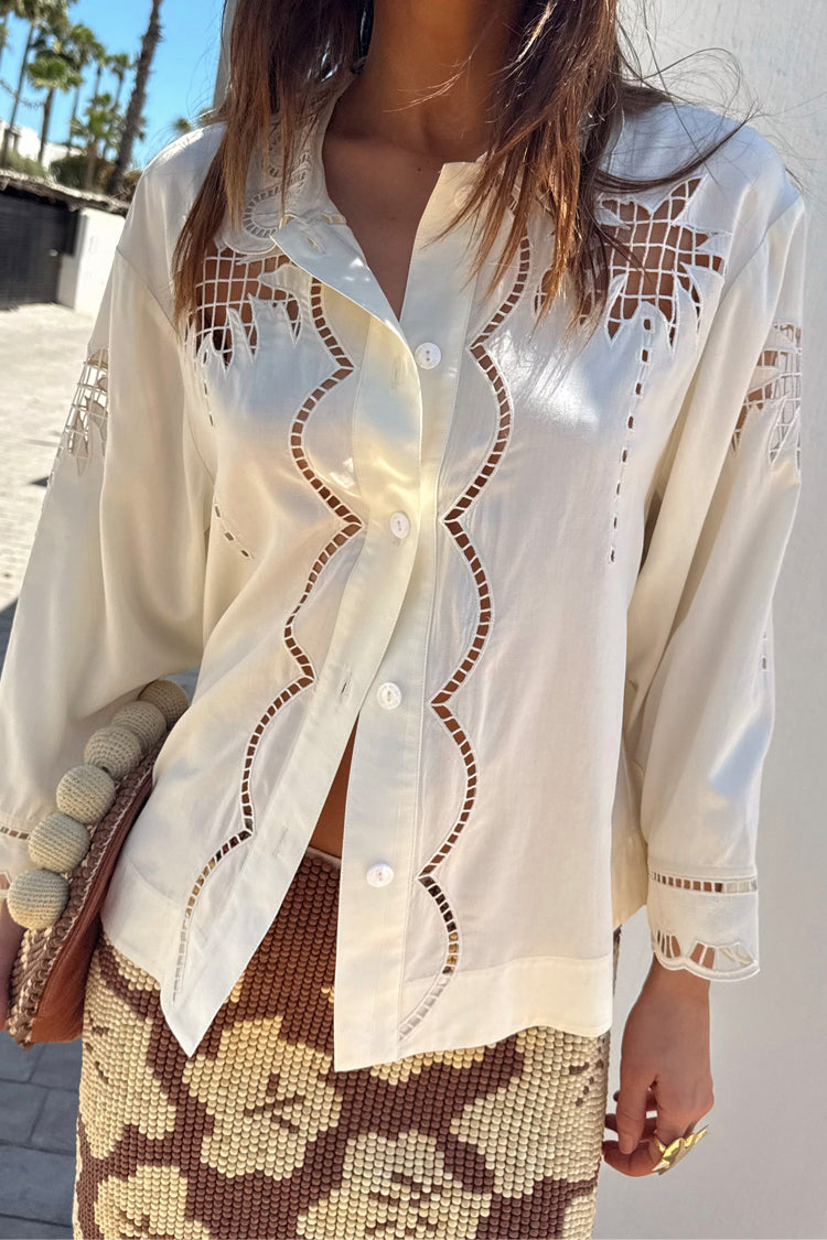 Palm Embroidered Shirt、mySite、solidvoid