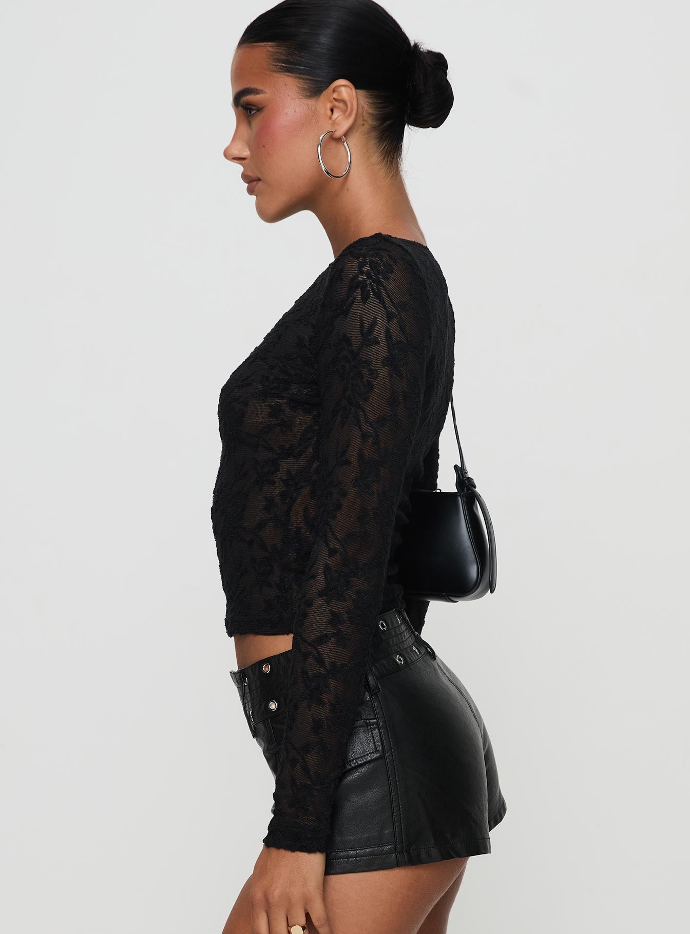 Martine Sheer Top Black、mySite、solidvoid