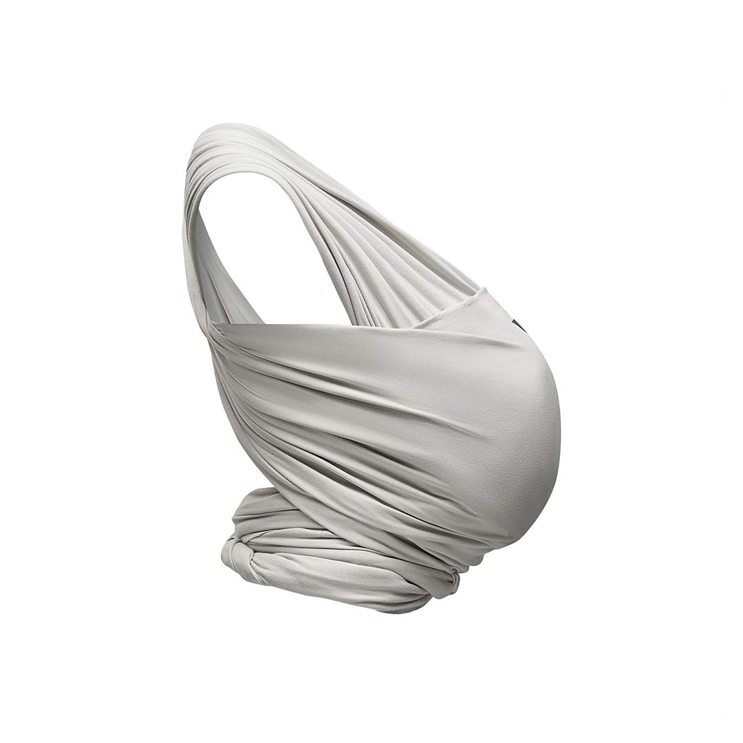  Gaia Stretchy Baby Wrap Carrier - Organic Cotton - Silver Grey、mySite、merchandisen