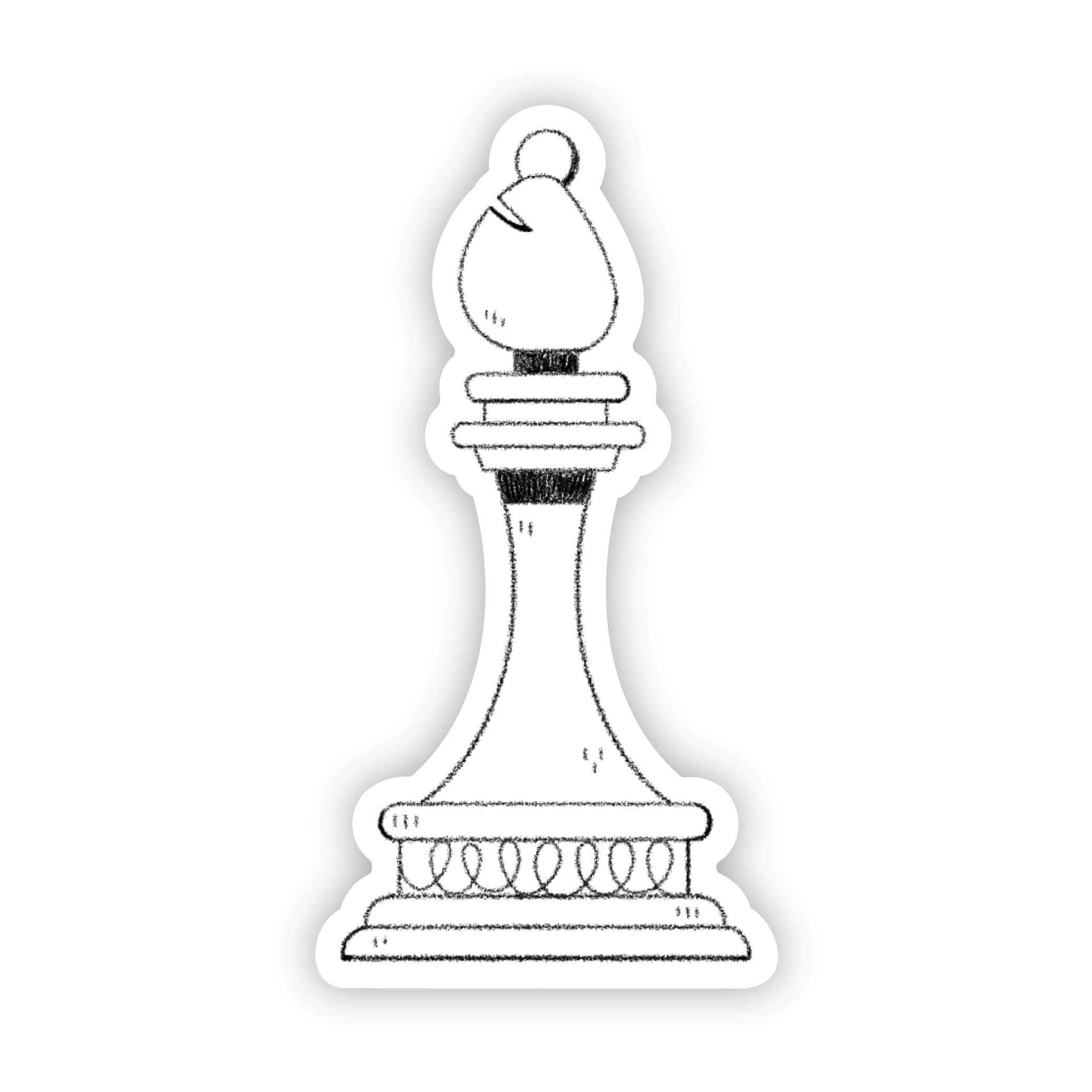  Bishop sticker (white)、mySite、elrpsem3k