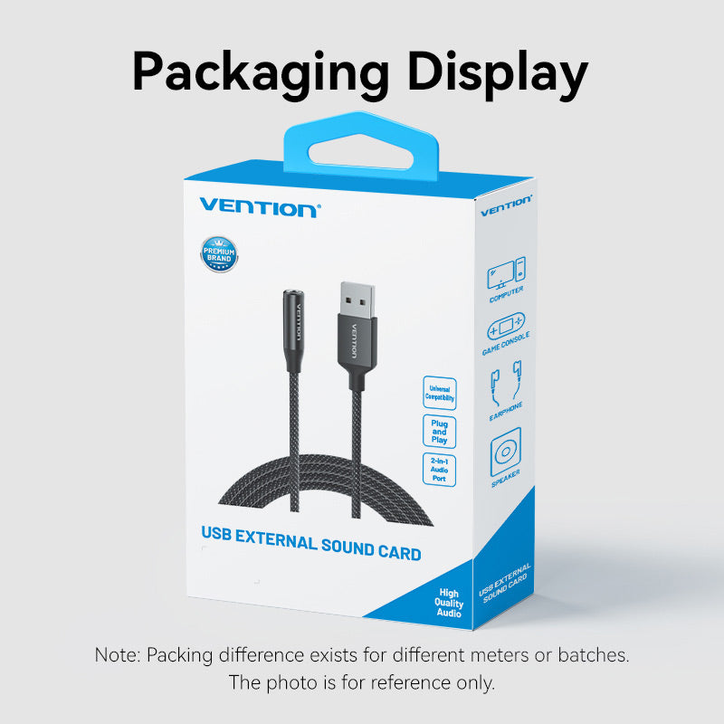 Vention USB External Sound Card、mySite、fannypackpong