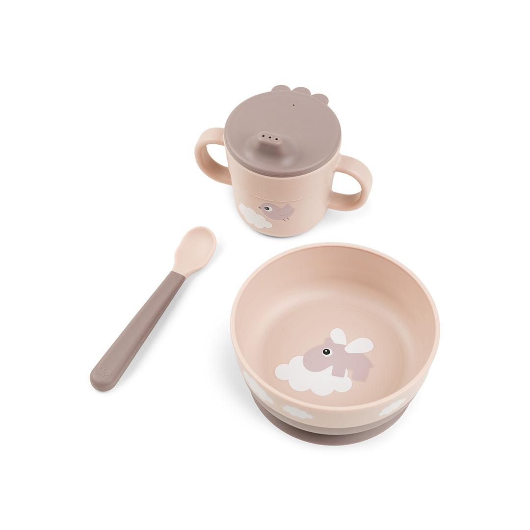  Done by Deer Foodie First Meal Set - Powder - Happy Clouds、mySite、merchandisen