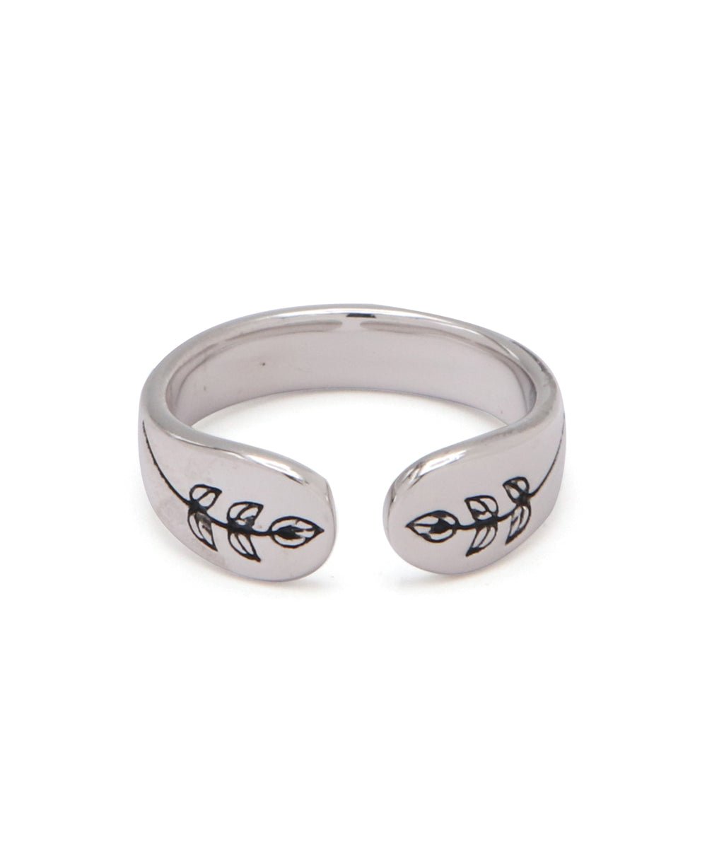 Enjoy The Journey Sterling Silver Adjustable Inspirational Ring、mySite、topwebapps