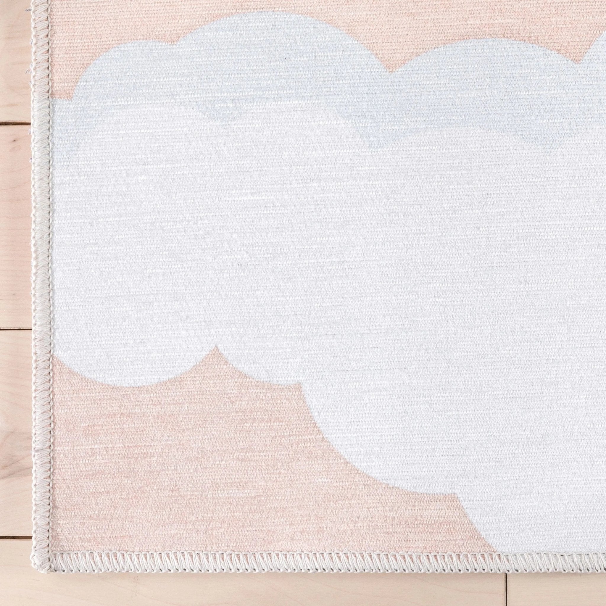 Cloud 9 Modern Coral Kids Flat-Weave Rug、mySite、gigharbornorthrealestate