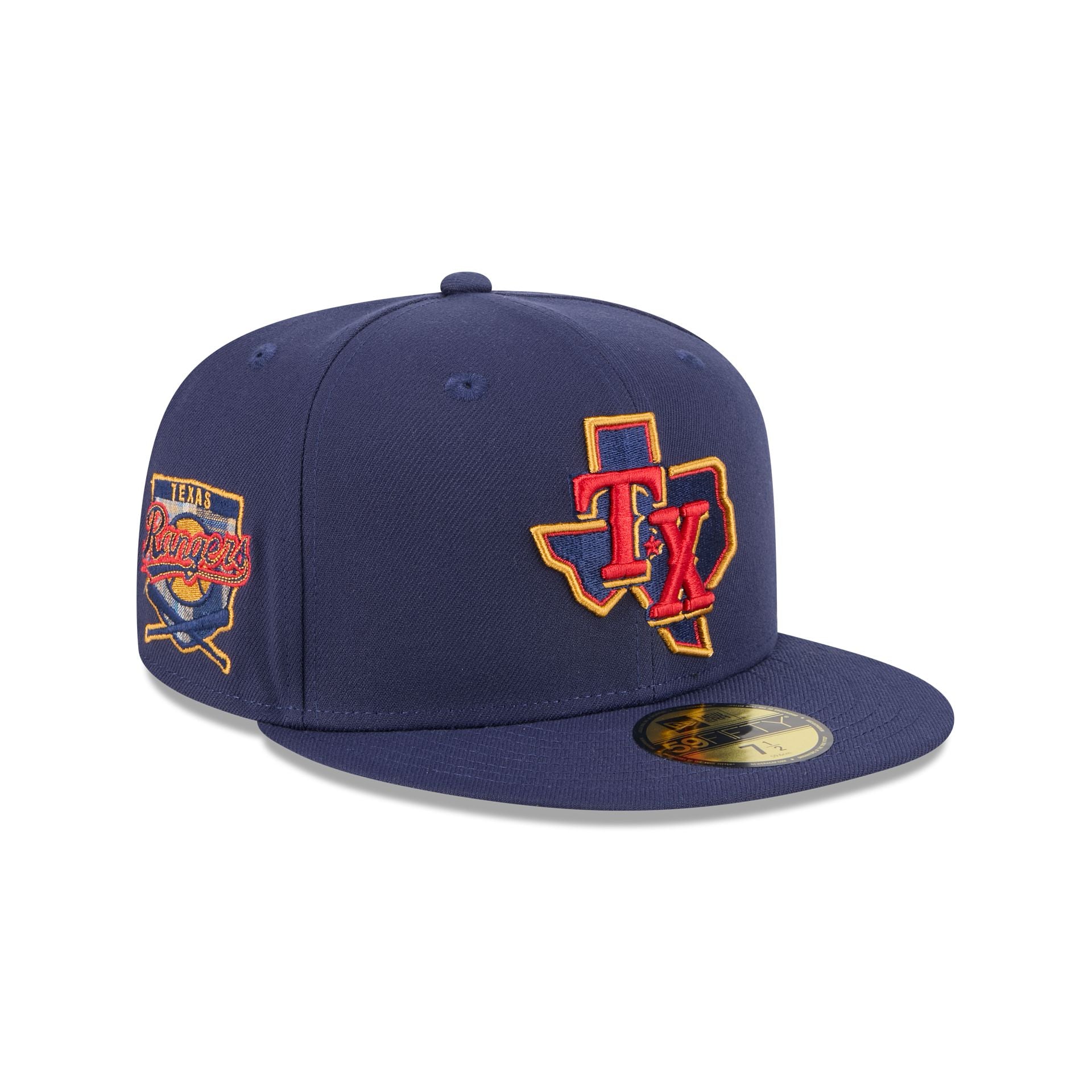 Texas Rangers Blue Tartan 59FIFTY Fitted Hat、mySite、vikingsvslions
