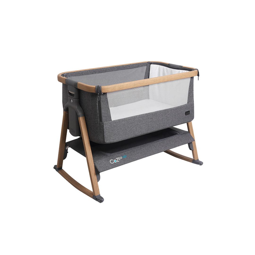  Tutti Bambini CoZee Air Bedside Crib - Oak and Charcoal、mySite、merchandisen