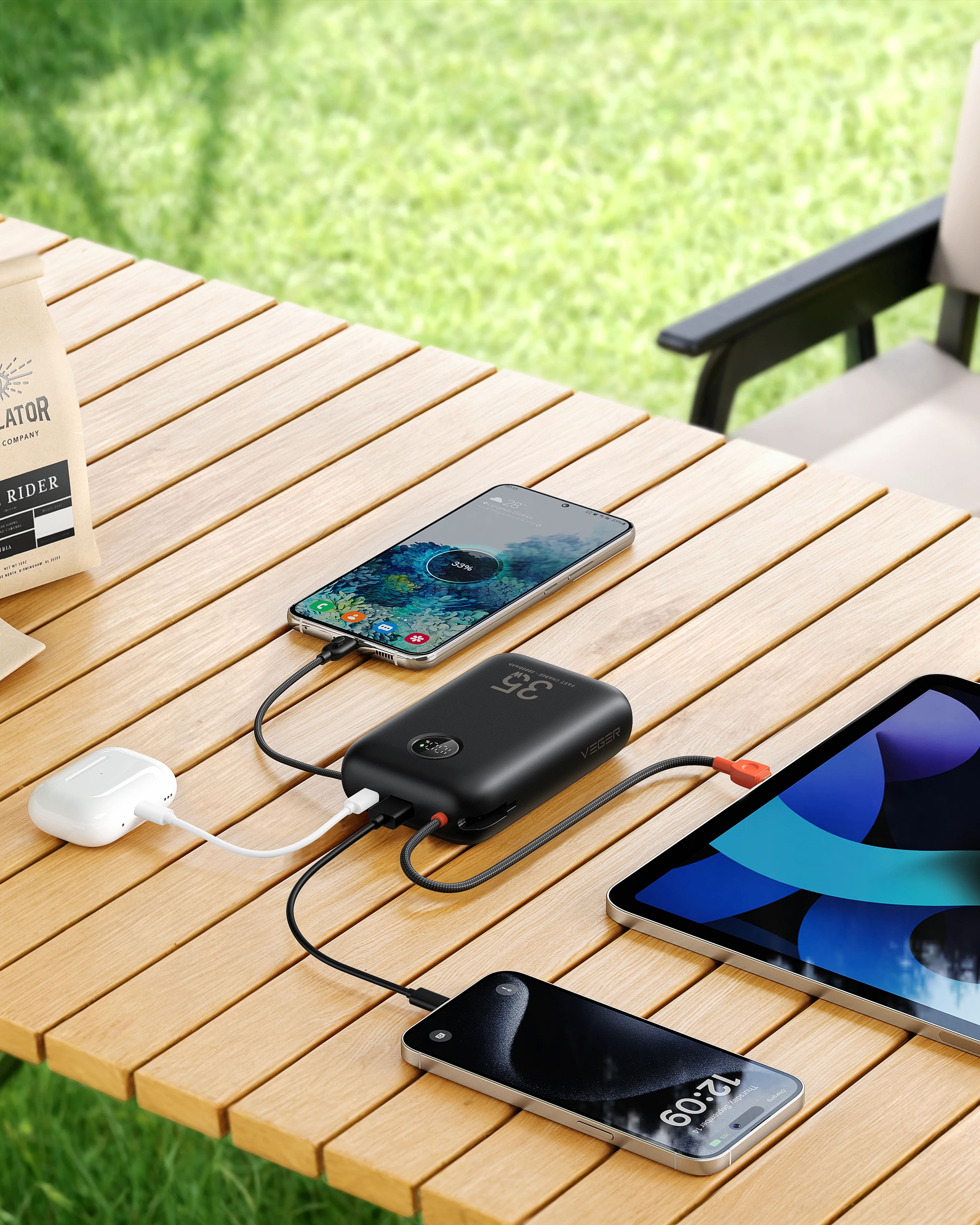 Laptop 30000mAh Power bank with LED Display PD35W、mySite、fannypackpong