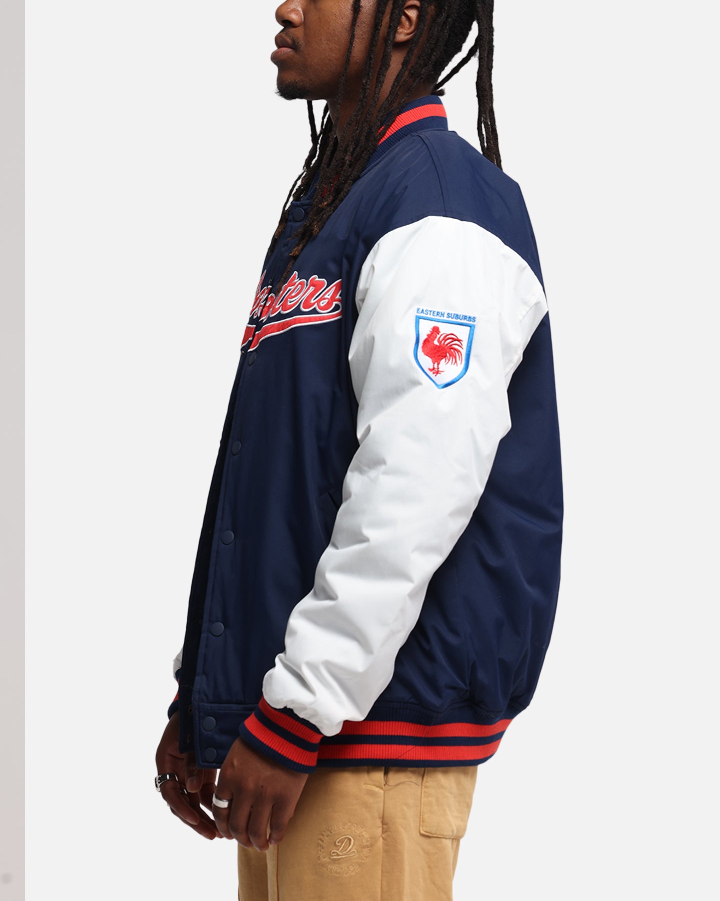 Bleacher Athletic Sydney Roosters NRL 1908 Baseball Varsity Jacket Official Team Colour、mySite、zt4zffjzw