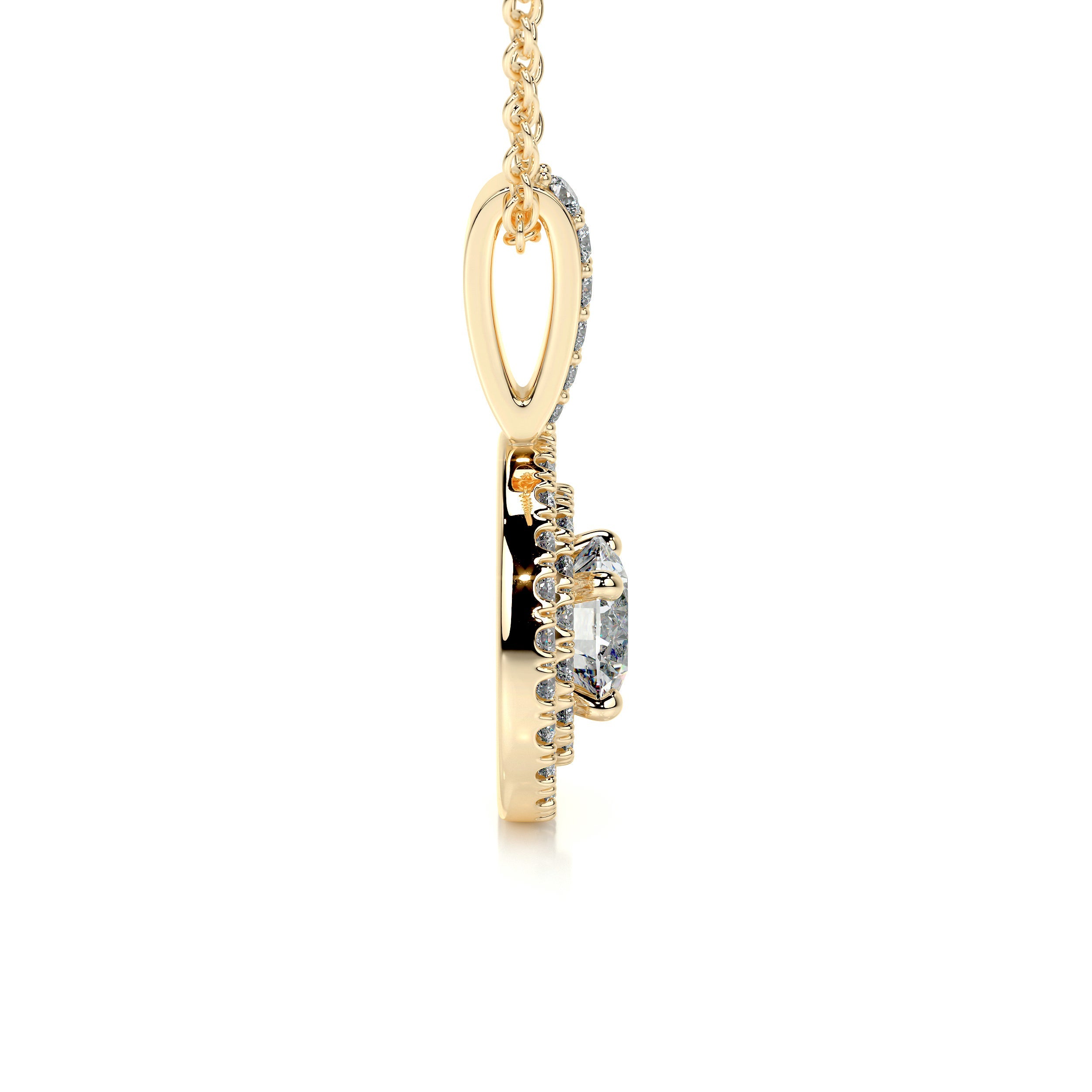 Petit Averi Lab Grown Diamond Pendant -18K Yellow Gold、mySite、hinf8tx79
